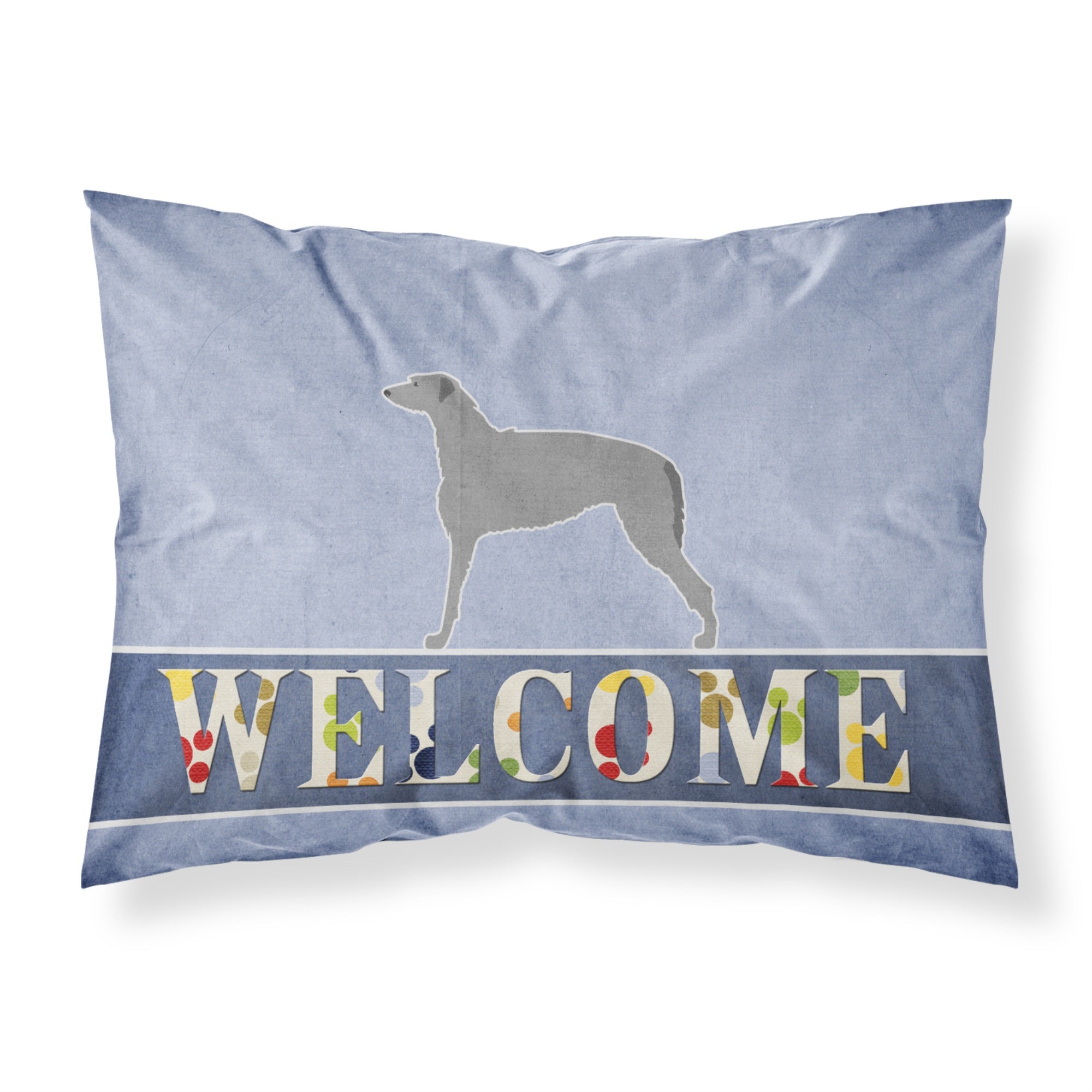 Caroline'S Treasures Scottish Deerhound Welcome Pillowcase, Standard,