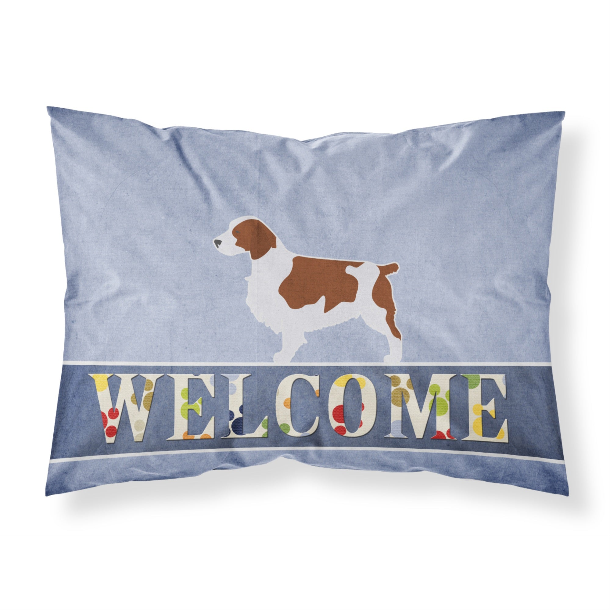 Caroline'S Treasures Welsh Springer Spaniel Welcome Pillowcase, Standard,