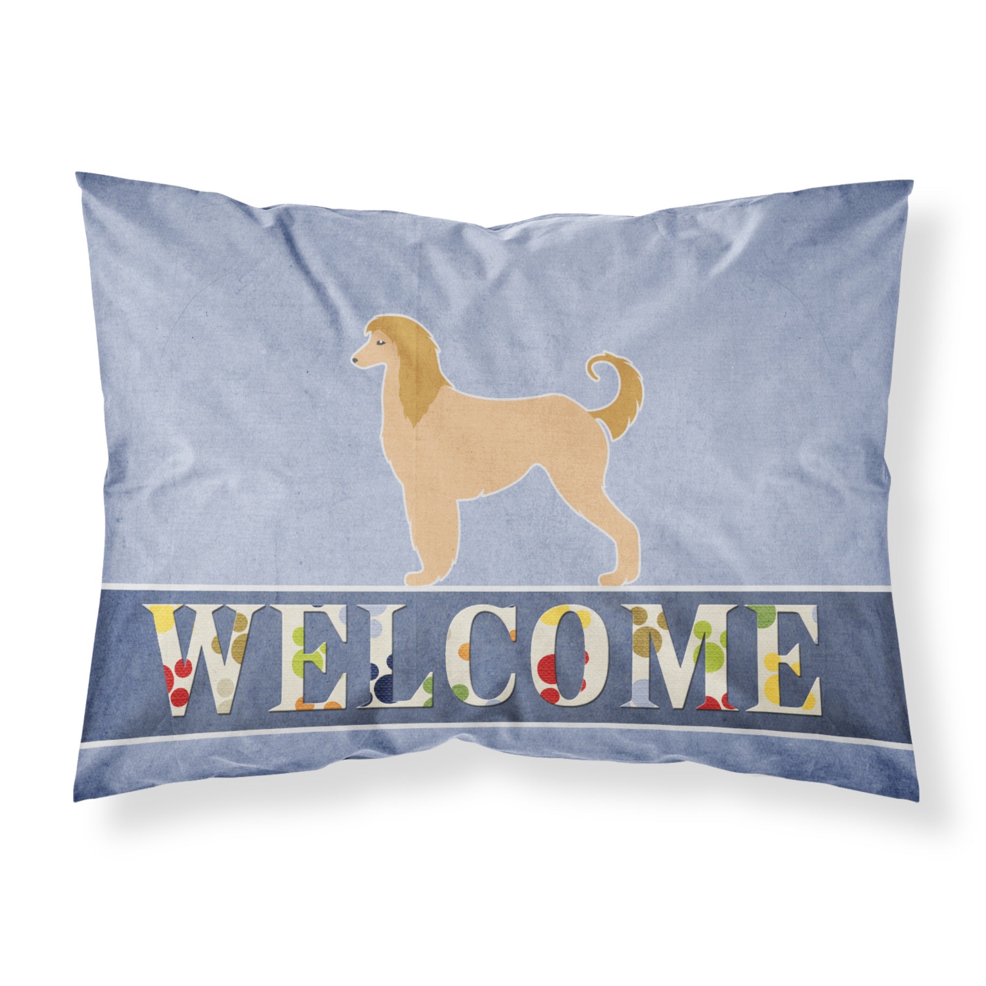 Caroline'S Treasures Afghan Hound Welcome Pillowcase, Standard,