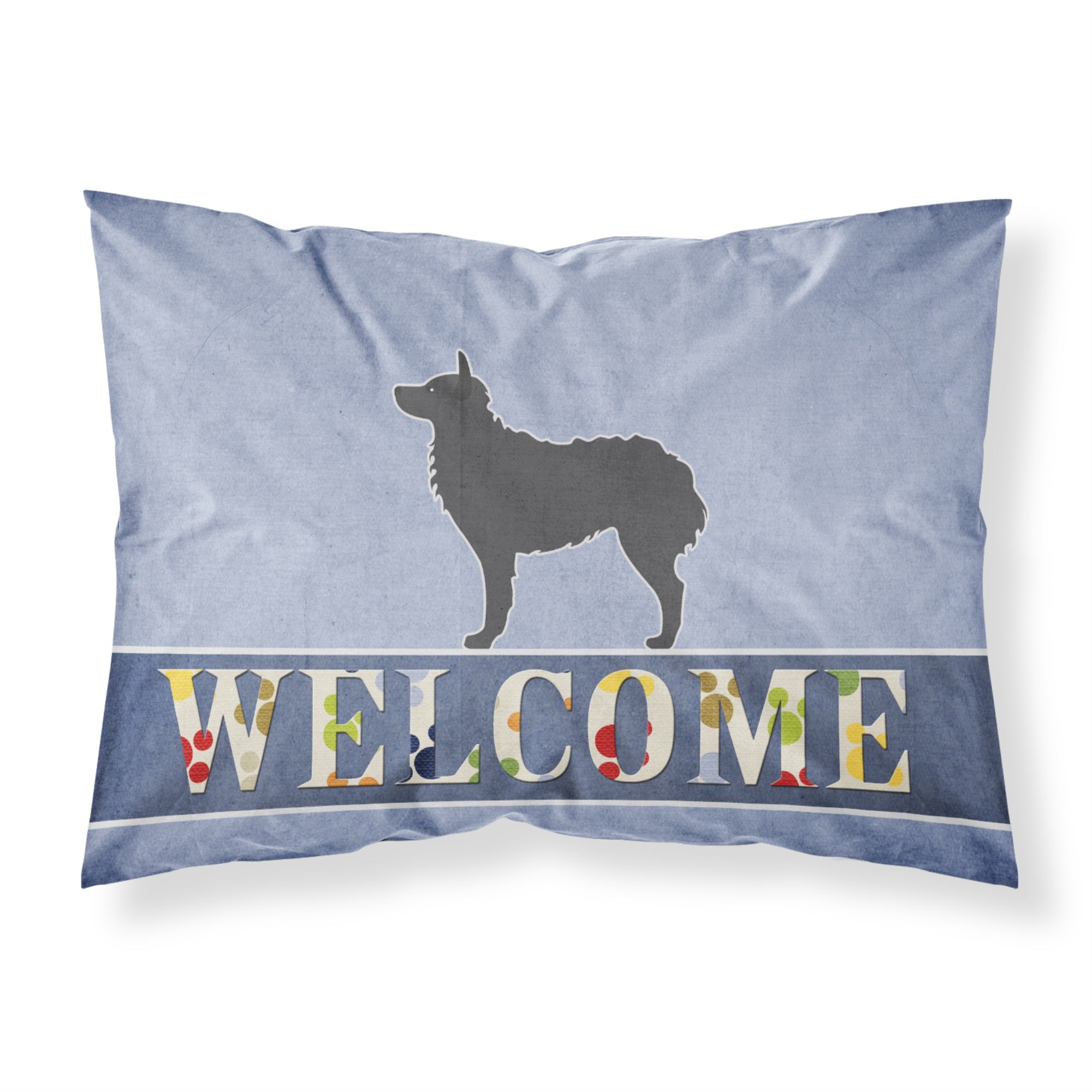 Caroline'S Treasures Croatian Sheepdog Welcome Pillowcase, Standard,