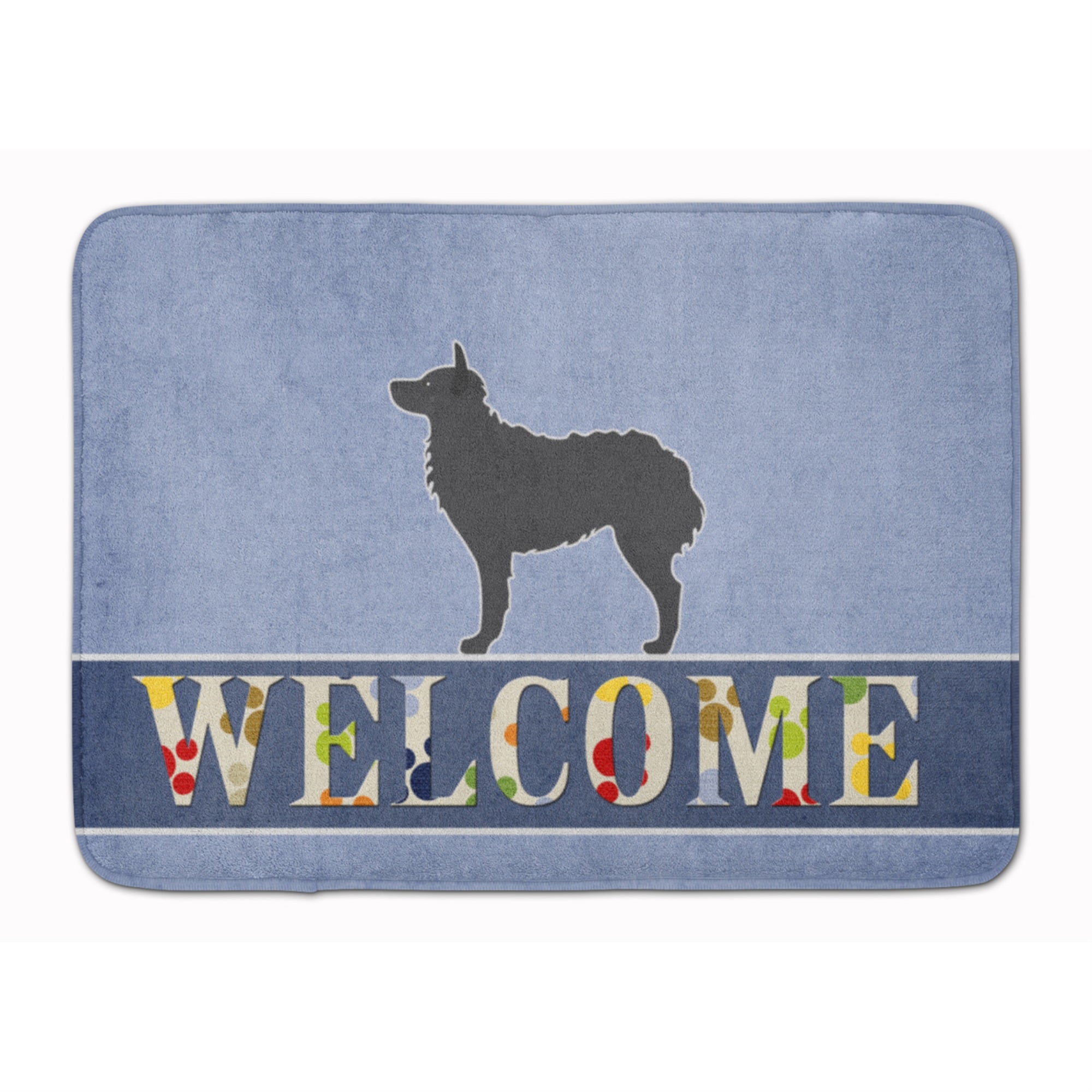 Caroline'S Treasures Croatian Sheepdog Welcome Floor Mat, 19 X 27, Multicolor