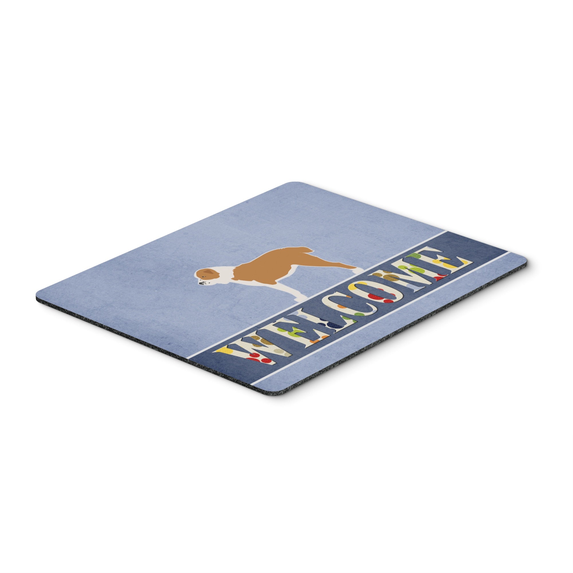 Caroline'S Treasures Central Asian Shepherd Dog Welcome Mouse Pad, Hot Pad Or Trivet, Multicolor, 7.75X9.25   (Bb5532Mp)