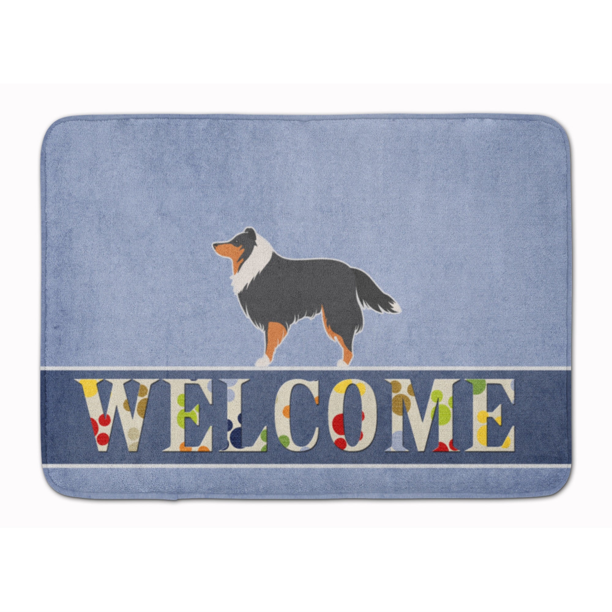 Caroline'S Treasures Sheltie/Shetland Sheepdog Welcome Floor Mat, 19 X 27, Multicolor