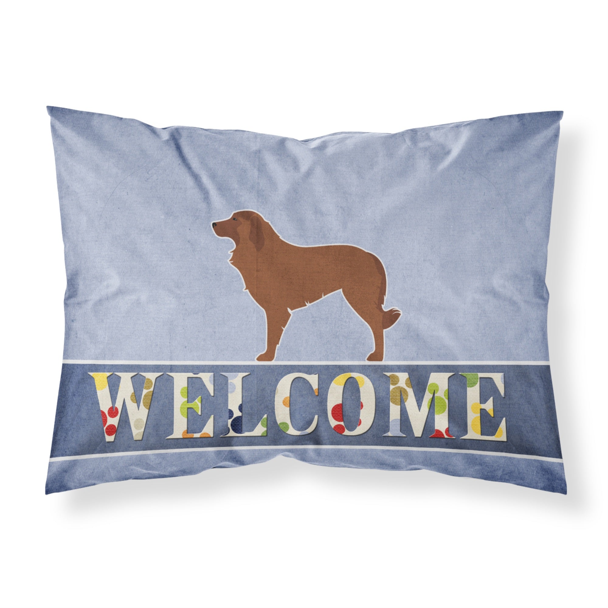 Caroline'S Treasures Portuguese Sheepdog Dog Welcome Pillowcase, Standard, Multicolor