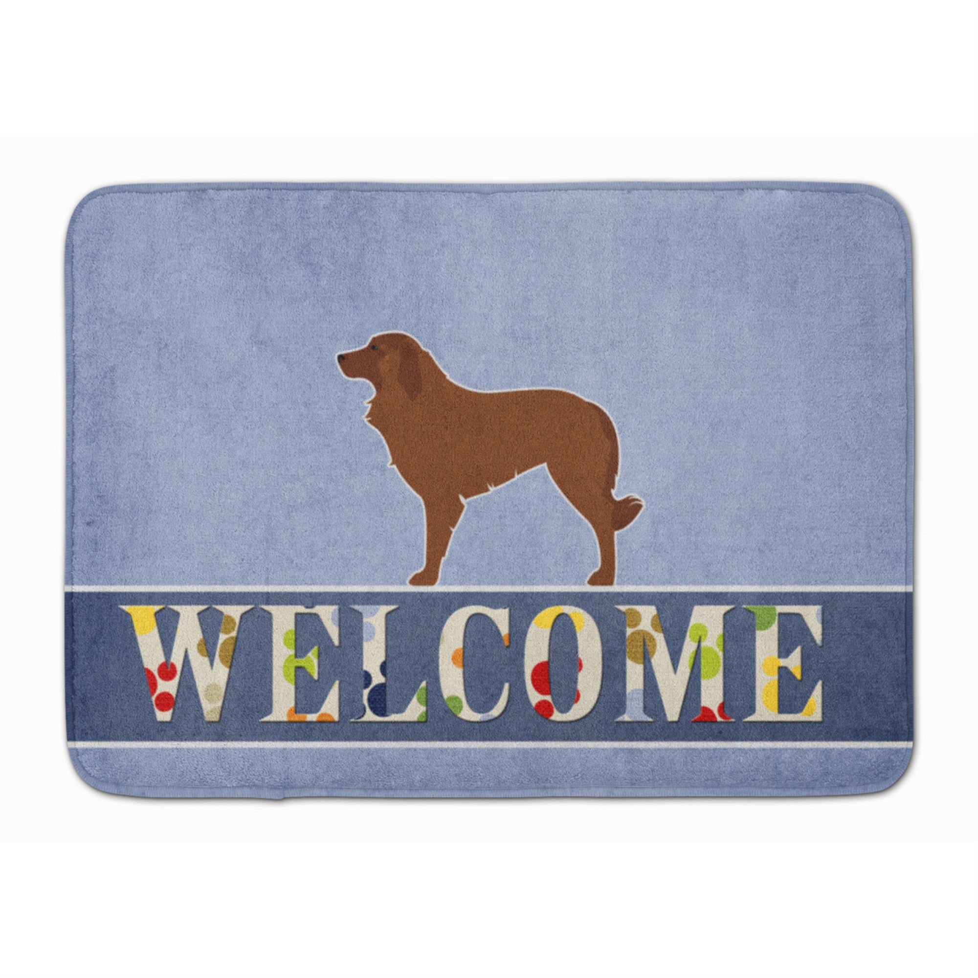 Caroline'S Treasures Portuguese Sheepdog Dog Welcome Floor Mat, 19 X 27, Multicolor