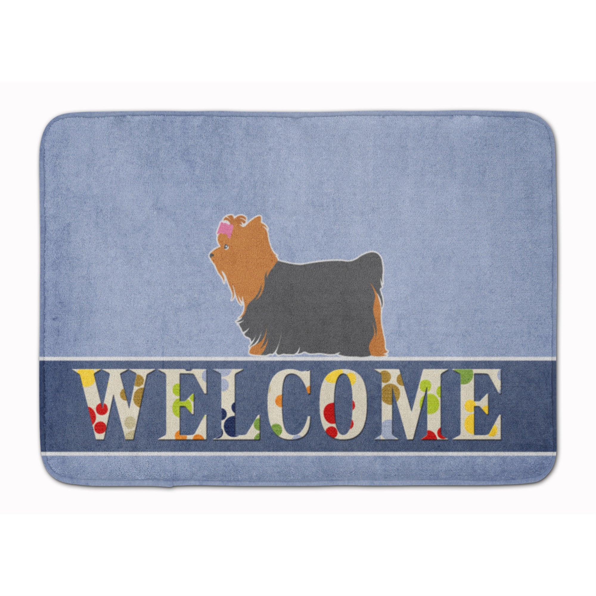 Caroline'S Treasures Yorkshire Terrier Yorkie Welcome Floor Mat, 19 X 27, Multicolor