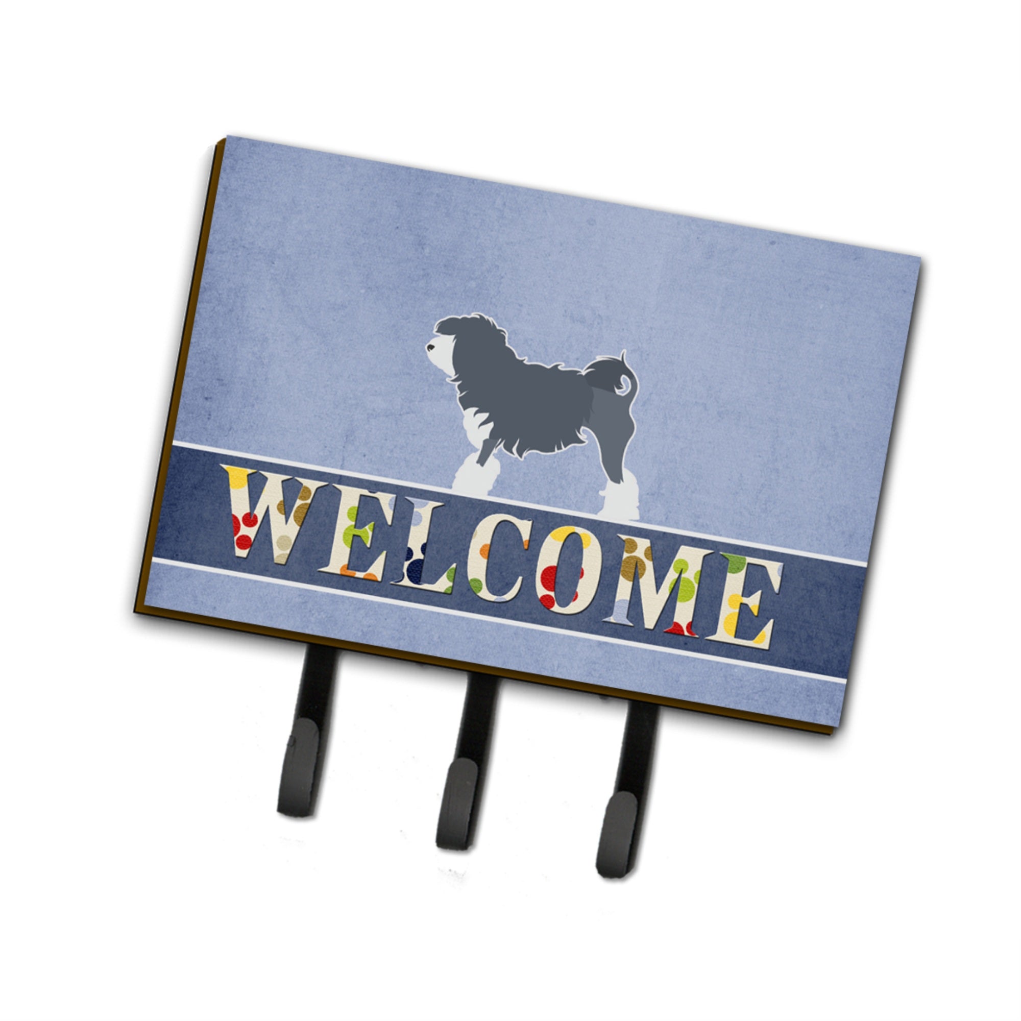 Caroline'S Treasures Lowchen Welcome Wall Hook, Triple