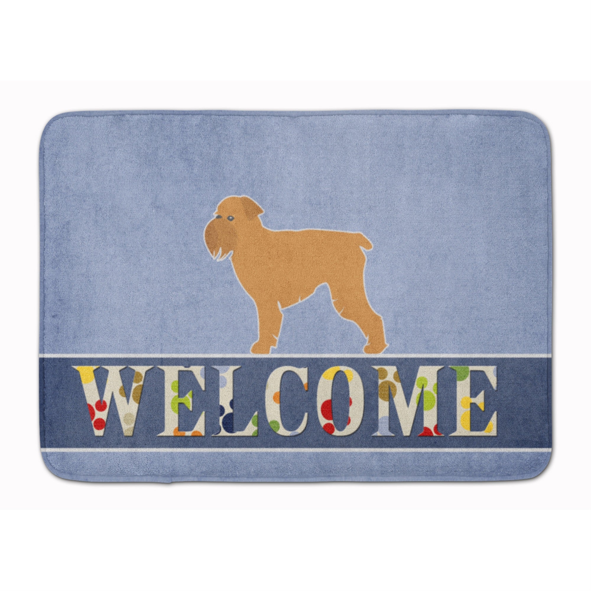 Caroline'S Treasures Brussels Griffon Welcome Floor Mat, 19 X 27, Multicolor