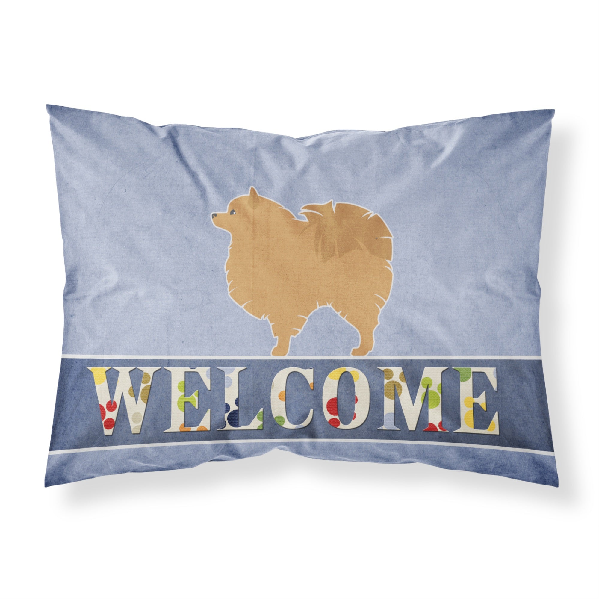 Caroline'S Treasures Welcome Pomeranian Pillowcase, Standard