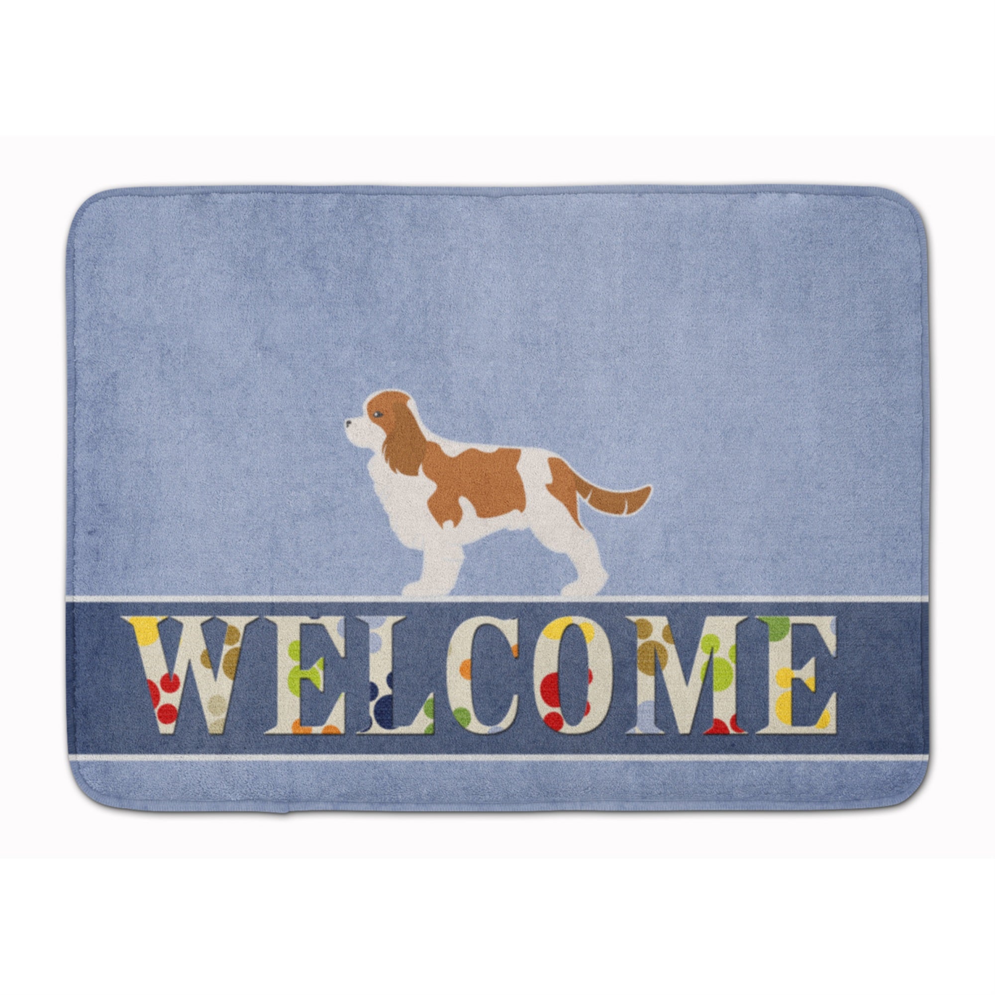 Caroline'S Treasures Cavalier King Charles Spaniel Welcome Floor Mat, 19 X 27, Multicolor