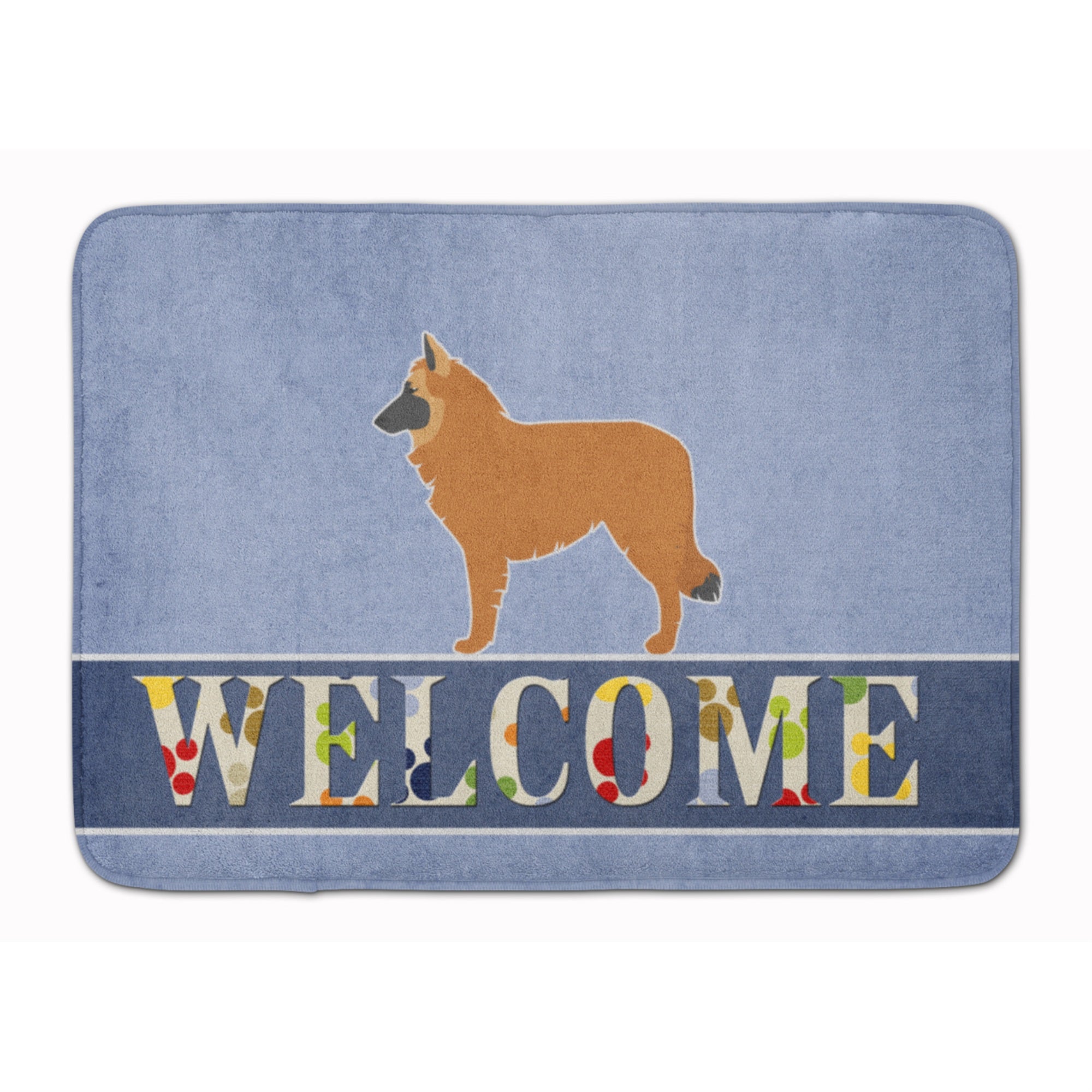 Caroline'S Treasures Belgian Shepherd Welcome Floor Mat, 19 X 27, Multicolor