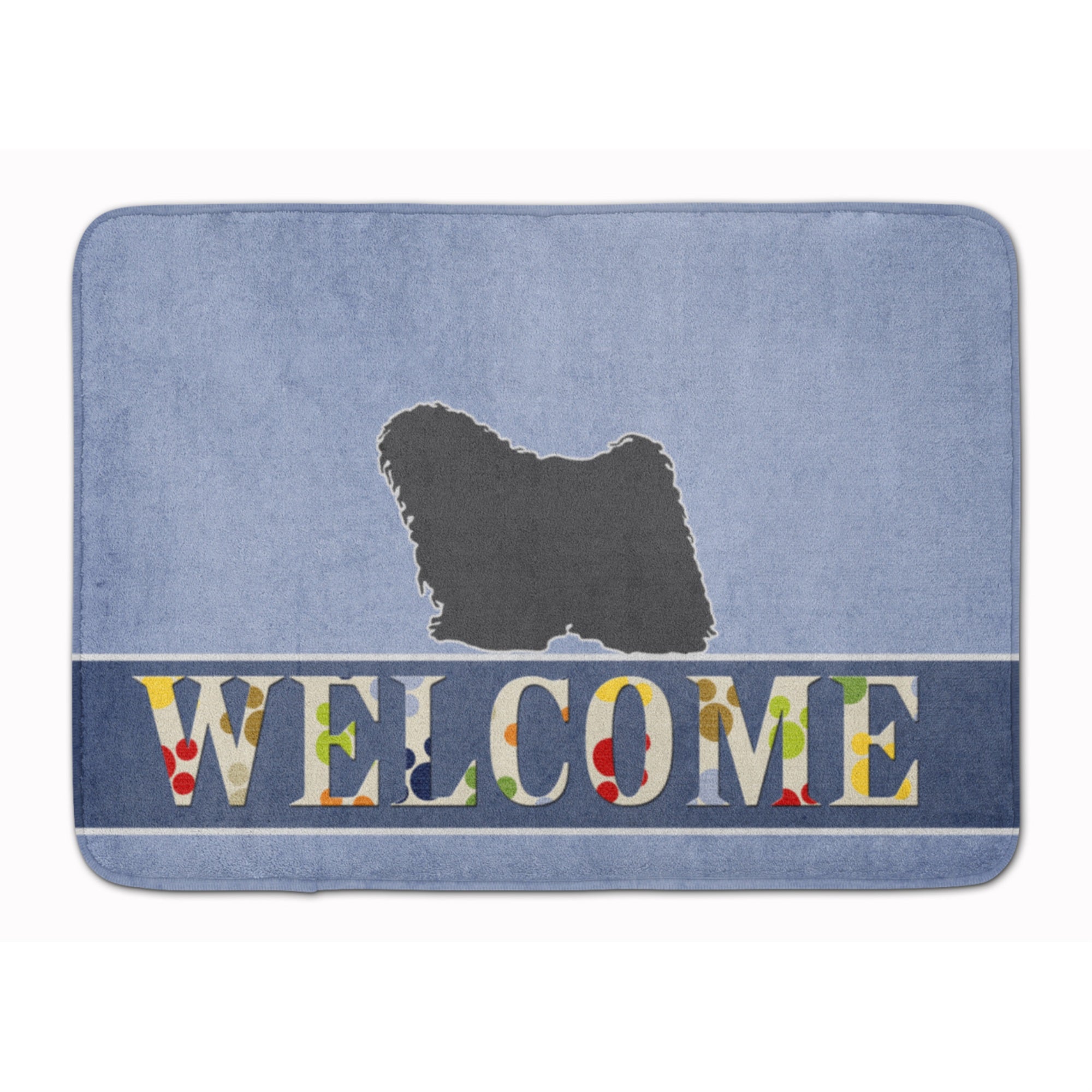 Caroline'S Treasures Puli Welcome Floor Mat, 19 X 27, Multicolor