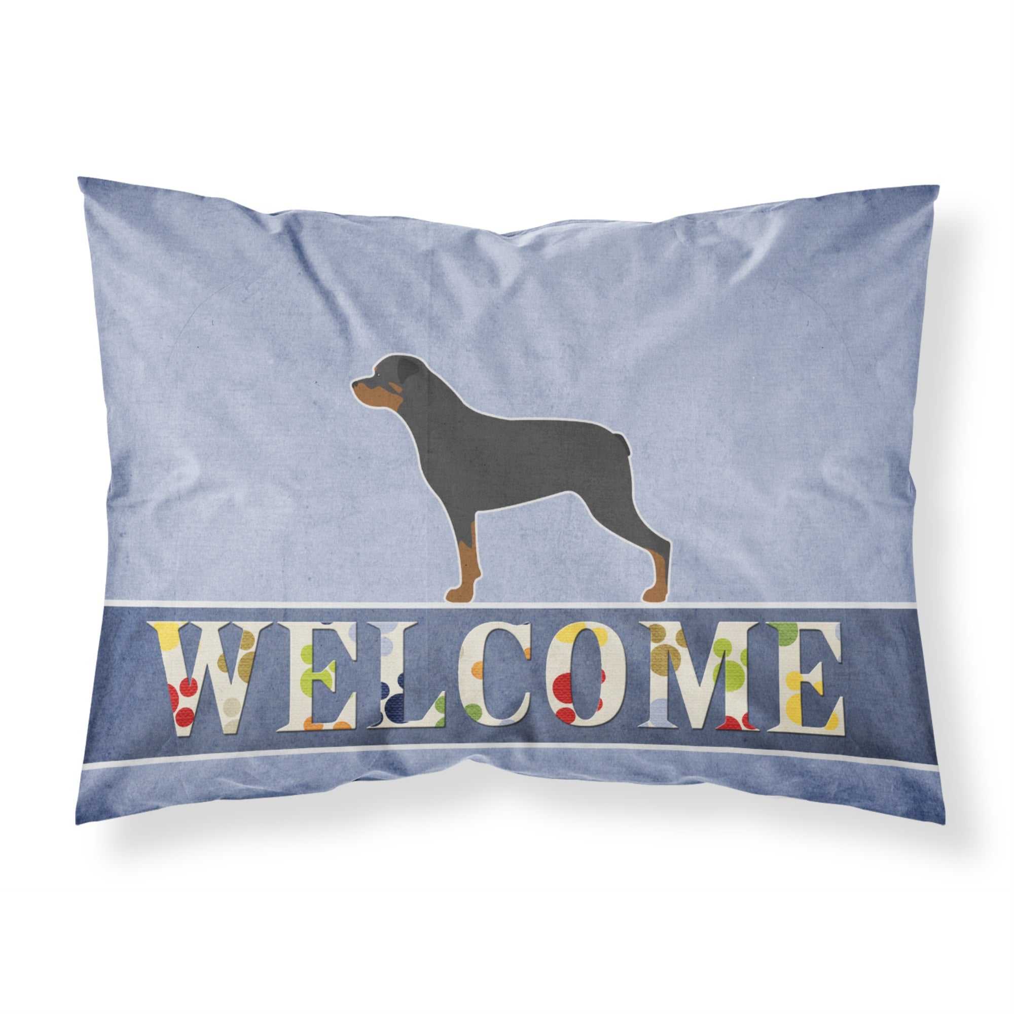 Caroline'S Treasures Rottweiler Welcome Pillowcase, Standard,