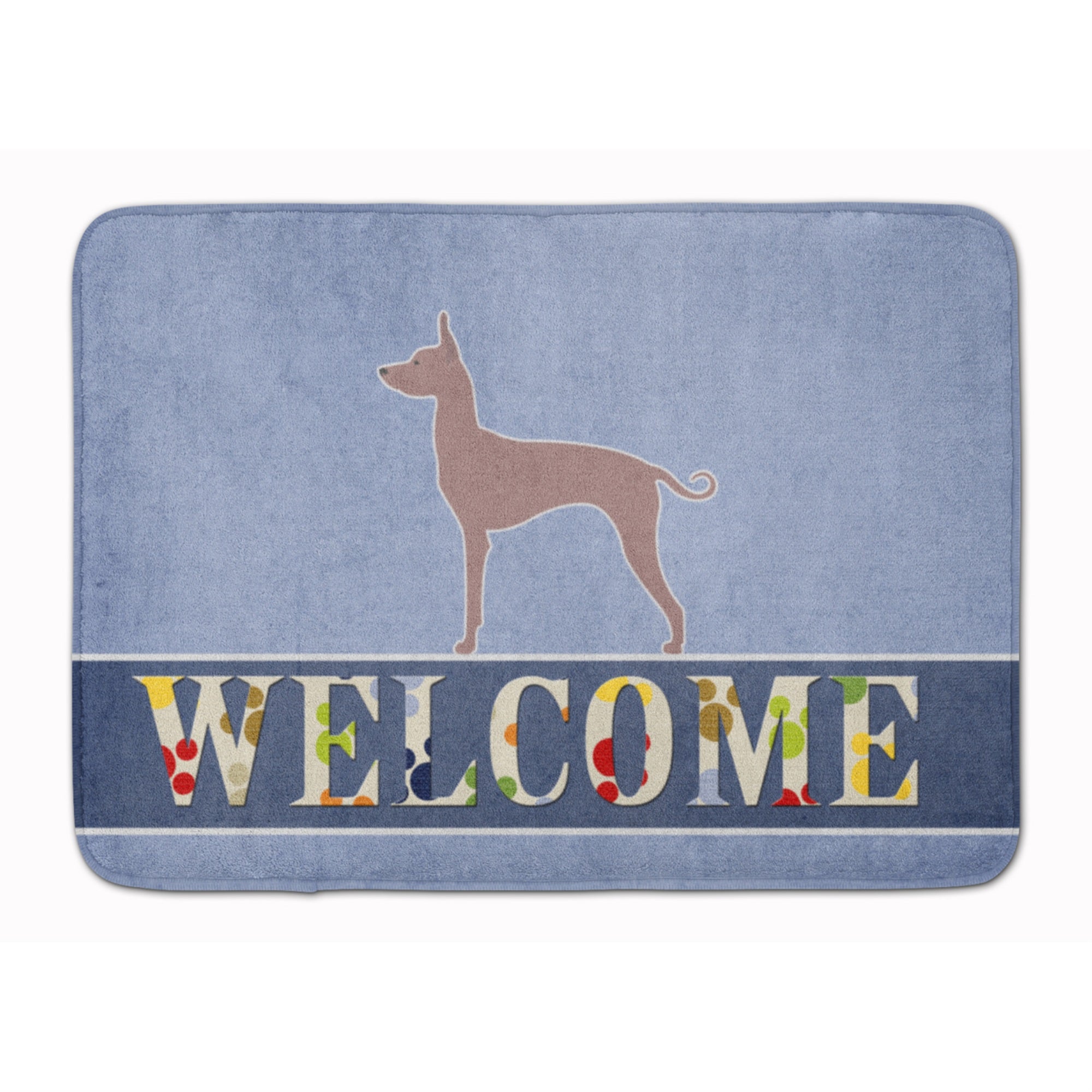 Caroline'S Treasures Dogo Argentino Welcome Floor Mat, 19 X 27, Multicolor
