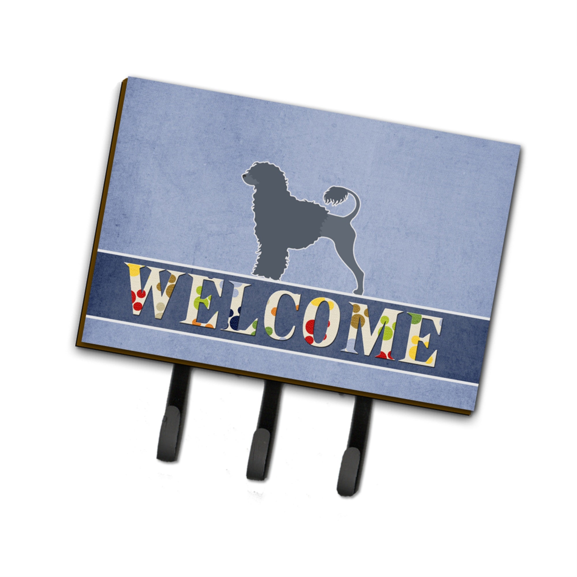 Caroline'S Treasures Portuguese Water Dog Welcome Wall Hook, Triple