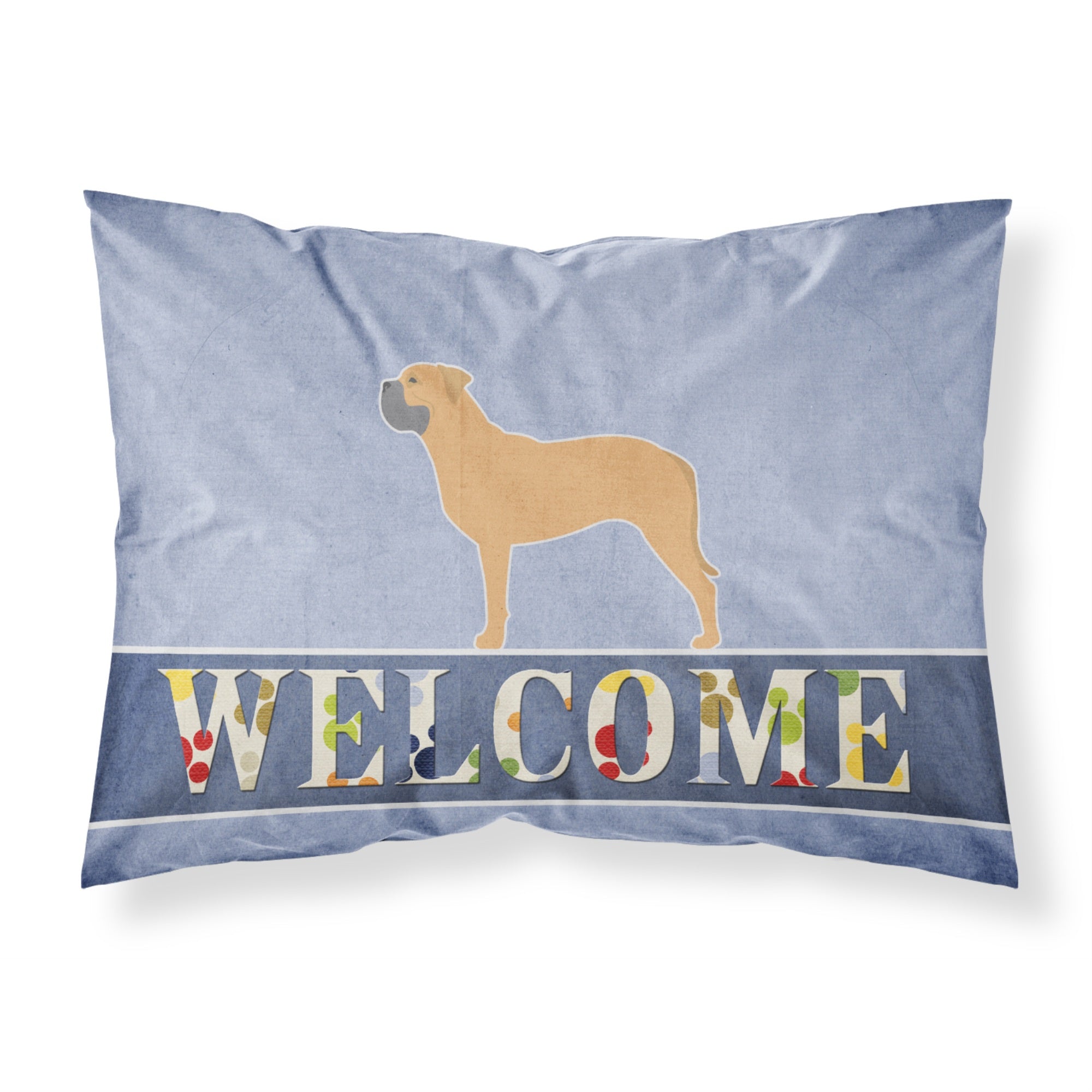 Caroline'S Treasures Welcome Bullmastiff Pillowcase, Standard