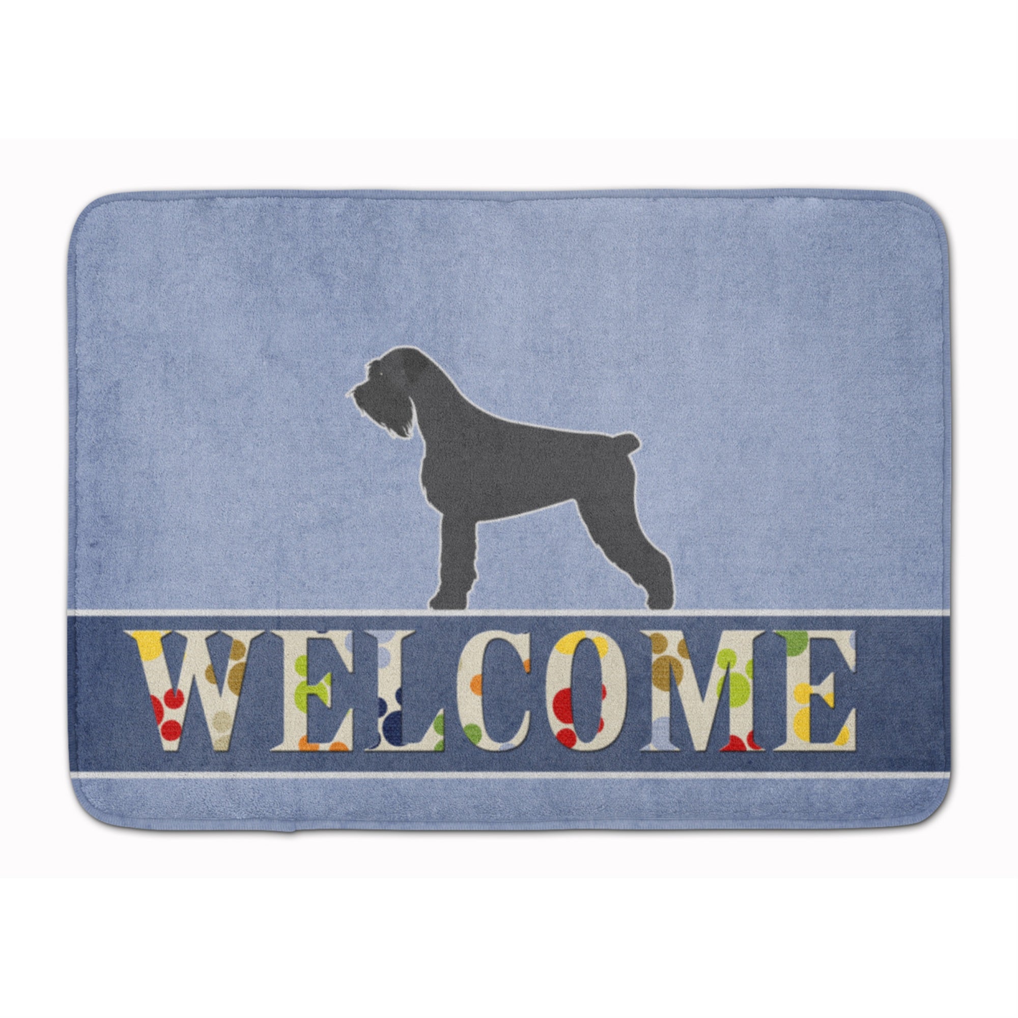 Caroline'S Treasures Giant Schnauzer Welcome Floor Mat, 19 X 27, Multicolor