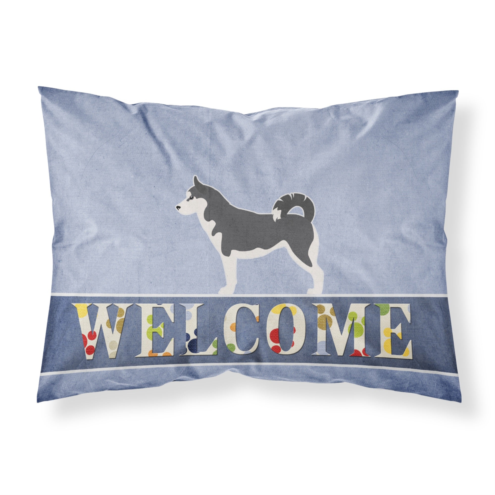 Caroline'S Treasures Siberian Husky Welcome Pillowcase, Standard,