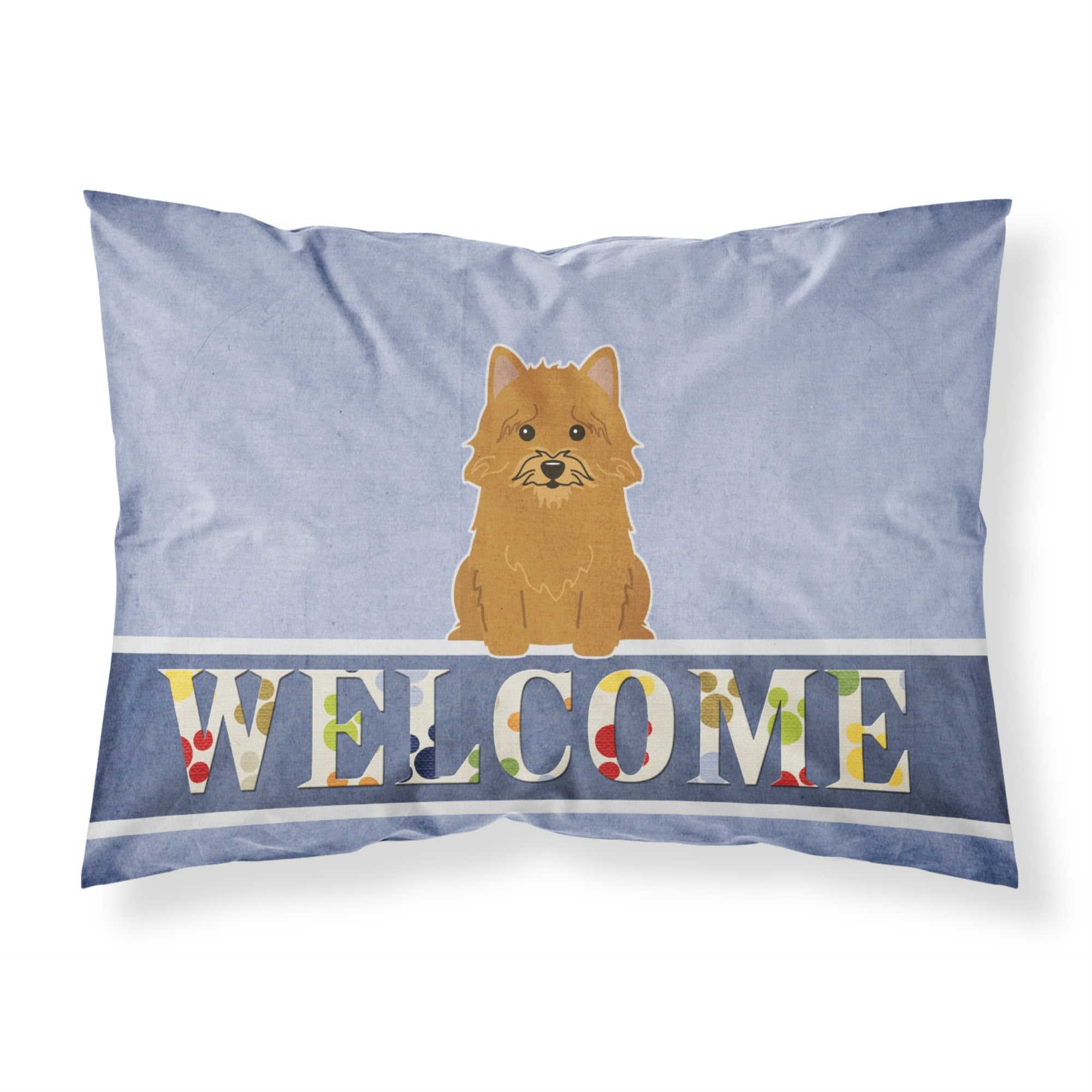 Caroline'S Treasures Norwich Terrier Welcome Pillowcase, Standard,
