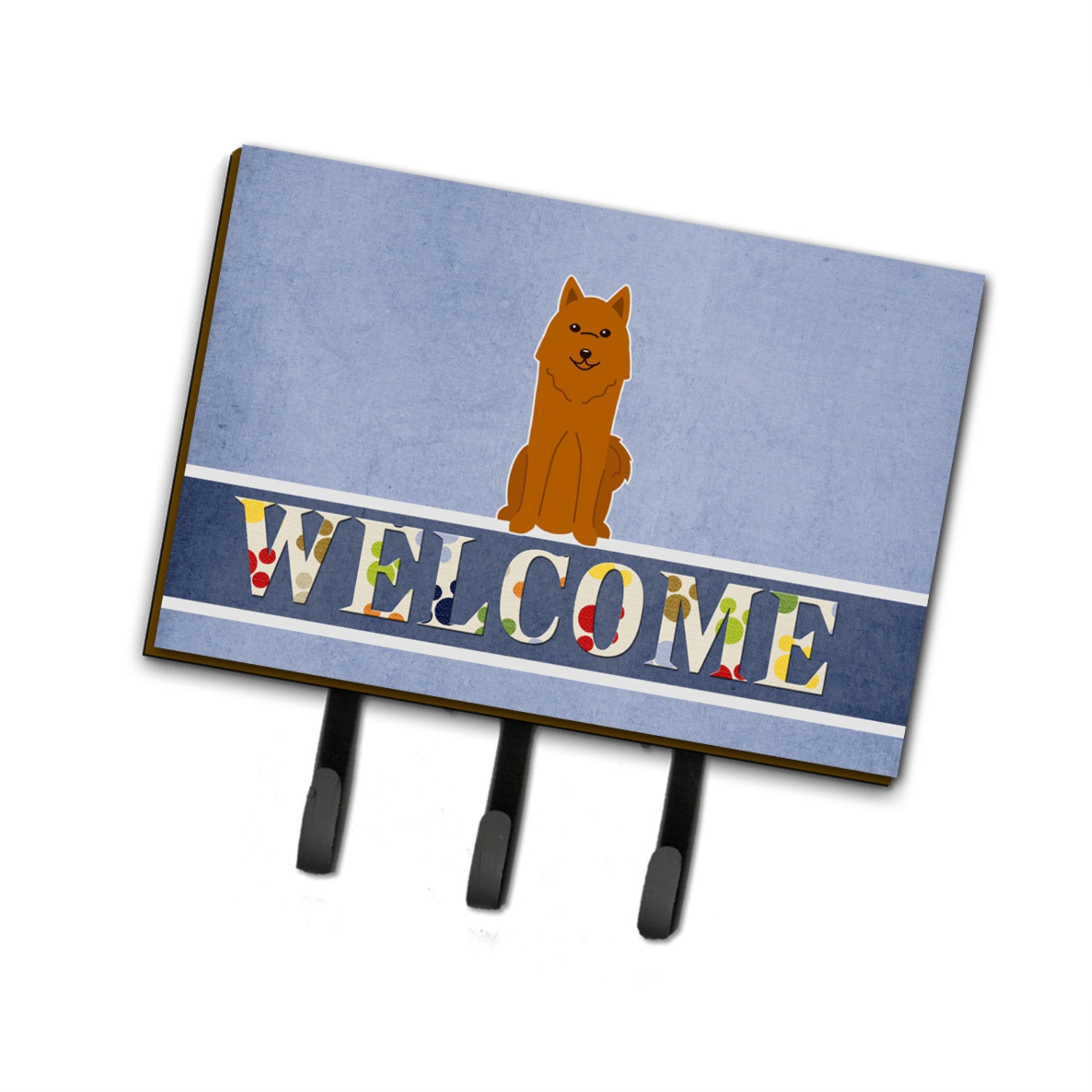 Caroline'S Treasures Welcome Karelian Bear Dog Wall Hook, Triple