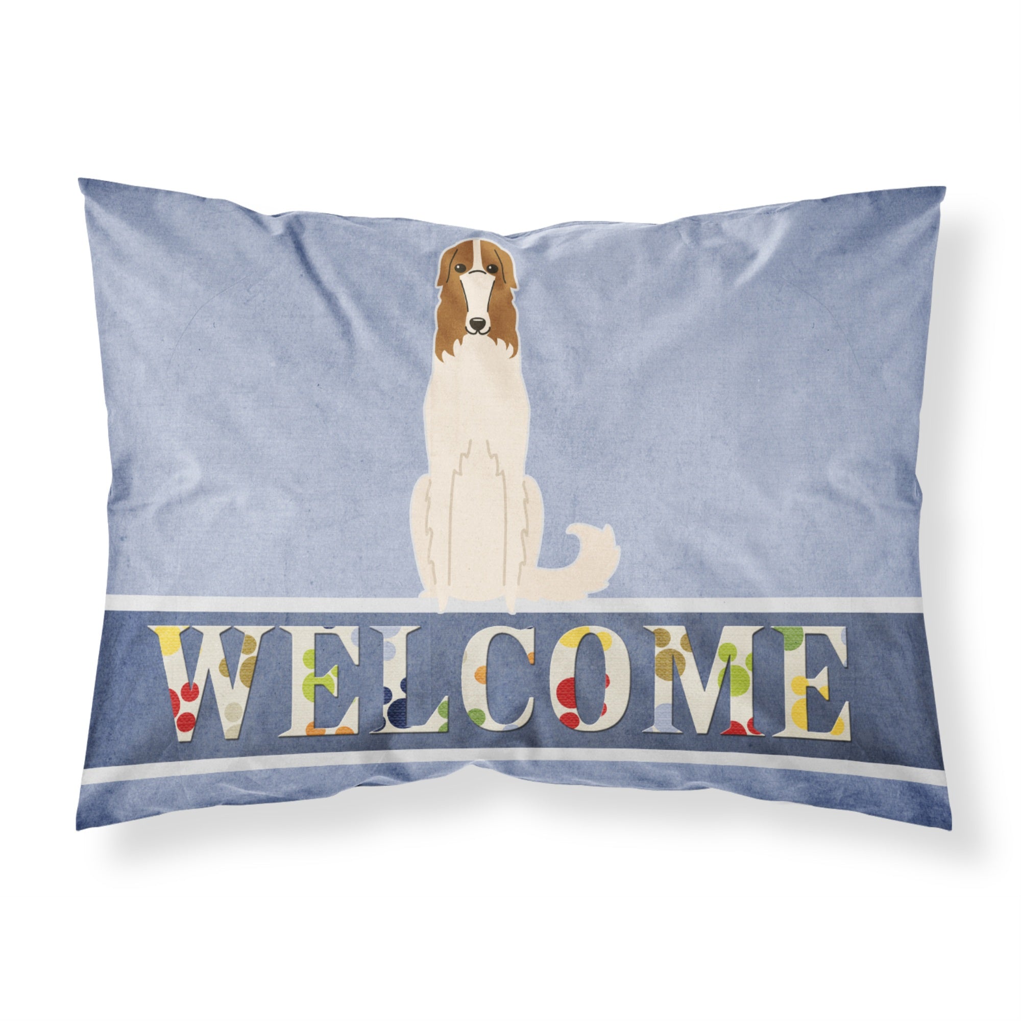 Caroline'S Treasures Borzoi Welcome Pillowcase, Standard,