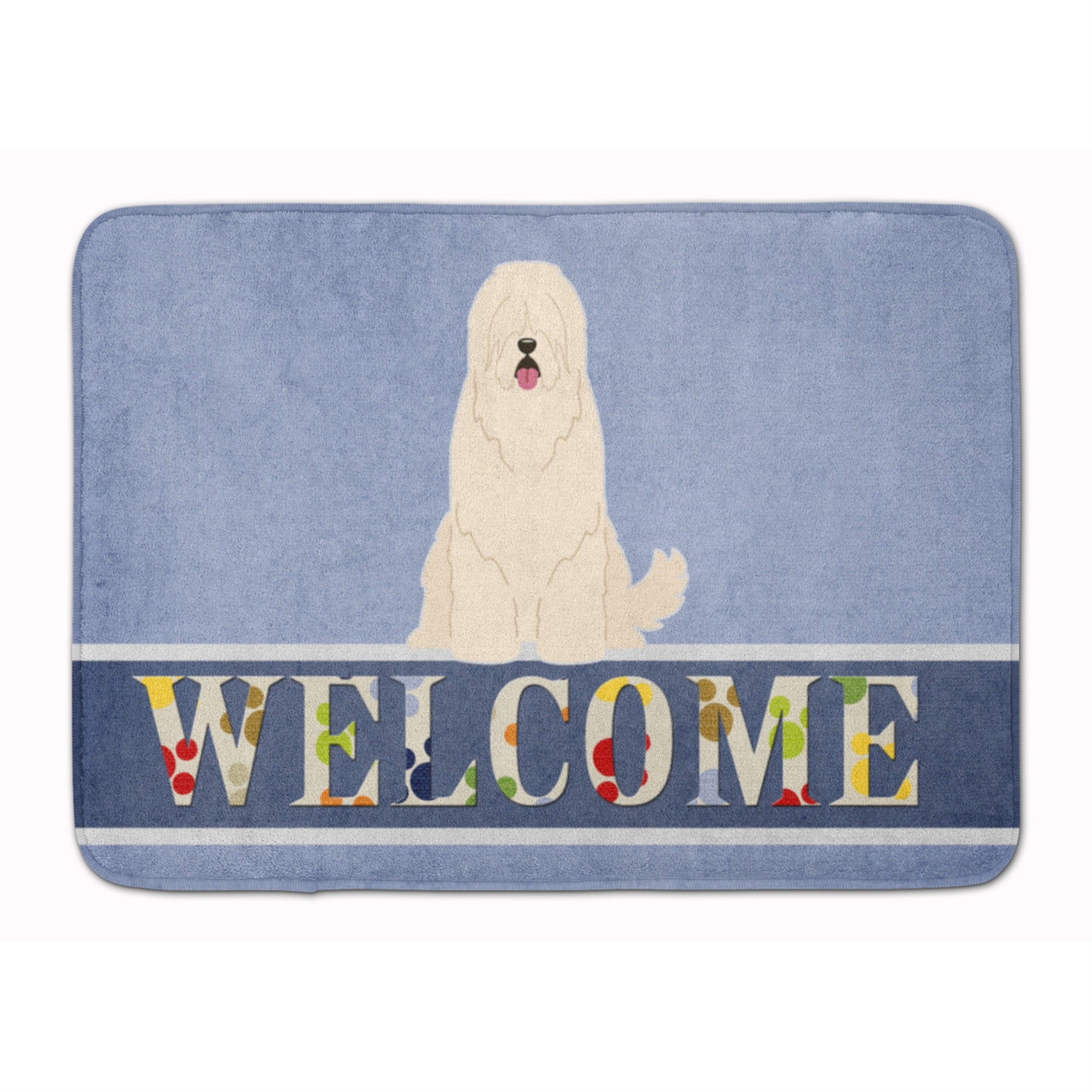 Caroline'S Treasures South Russian Sheepdog Welcome Floor Mat, 19 X 27, Multicolor