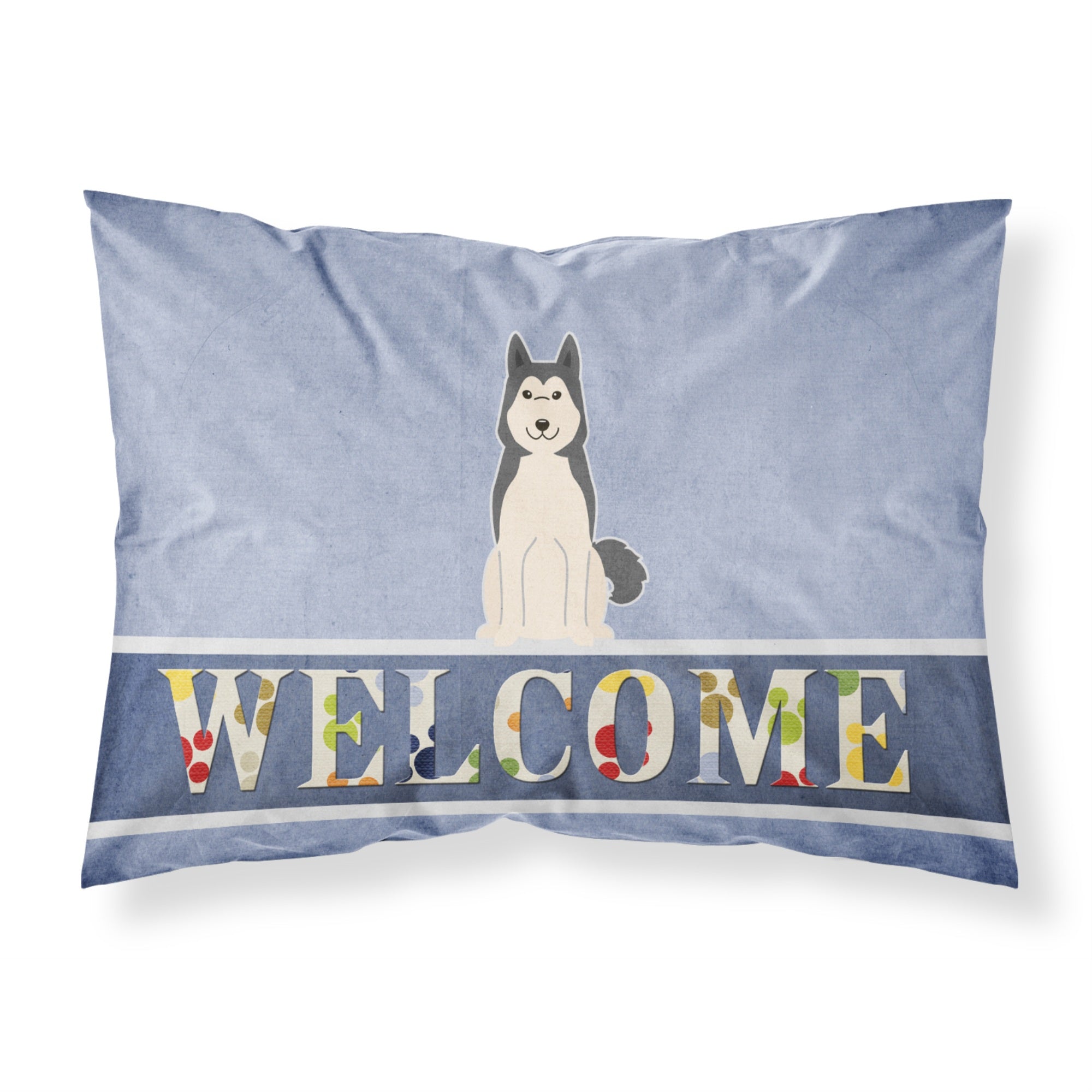 Caroline'S Treasures West Siberian Laika Spitz Welcome Pillowcase, Standard,