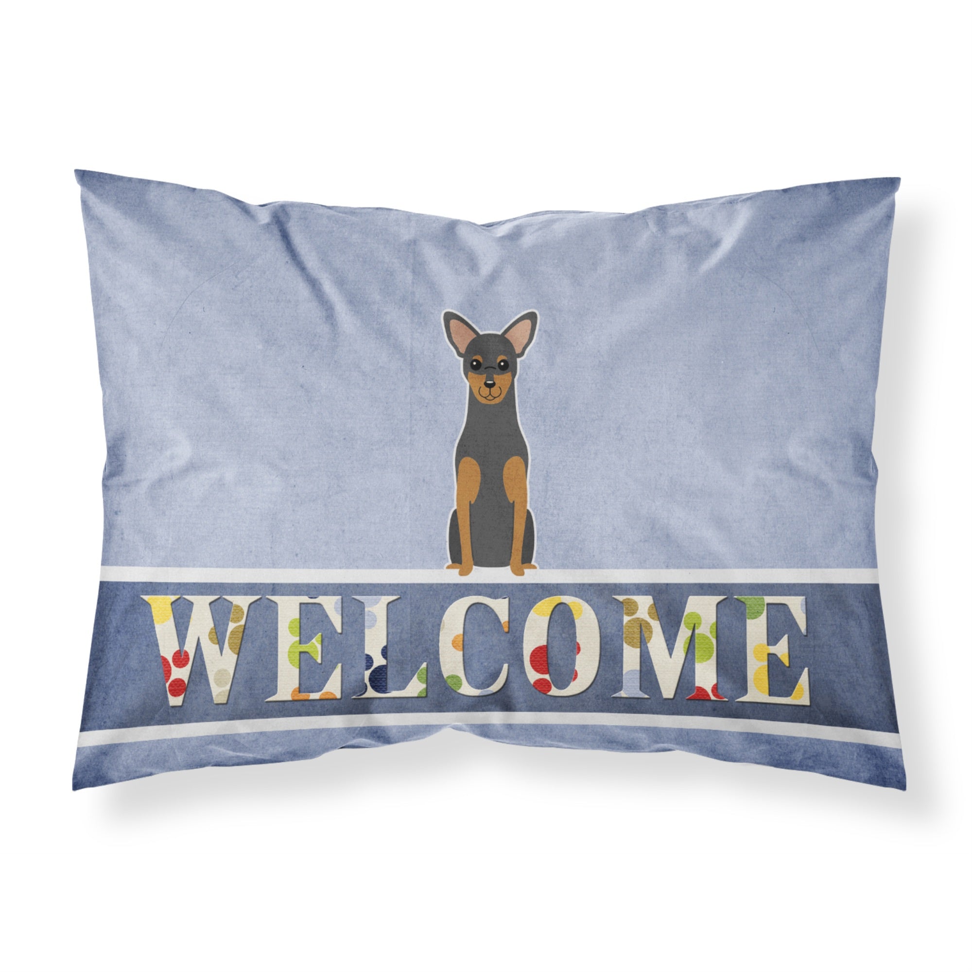 Caroline'S Treasures Manchester Terrier Welcome Pillowcase, Standard,
