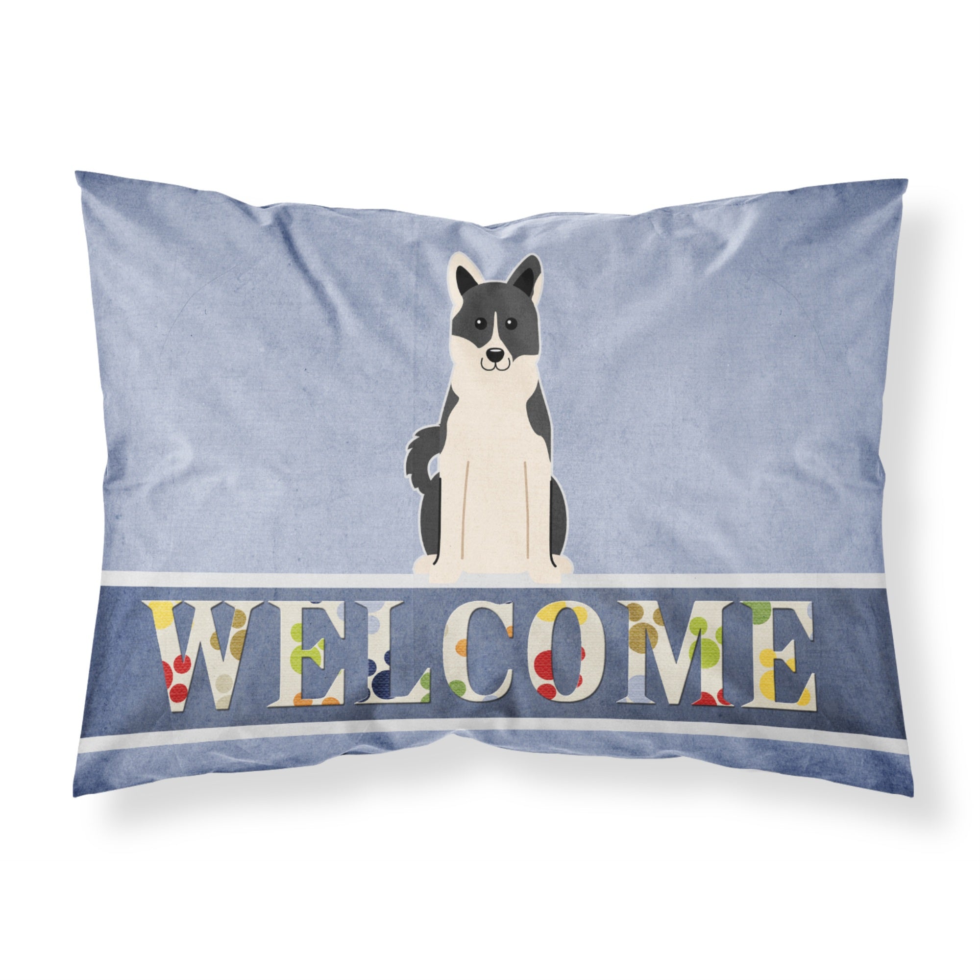 Caroline'S Treasures Russo-European Laika Spitz Welcome Pillowcase, Standard,
