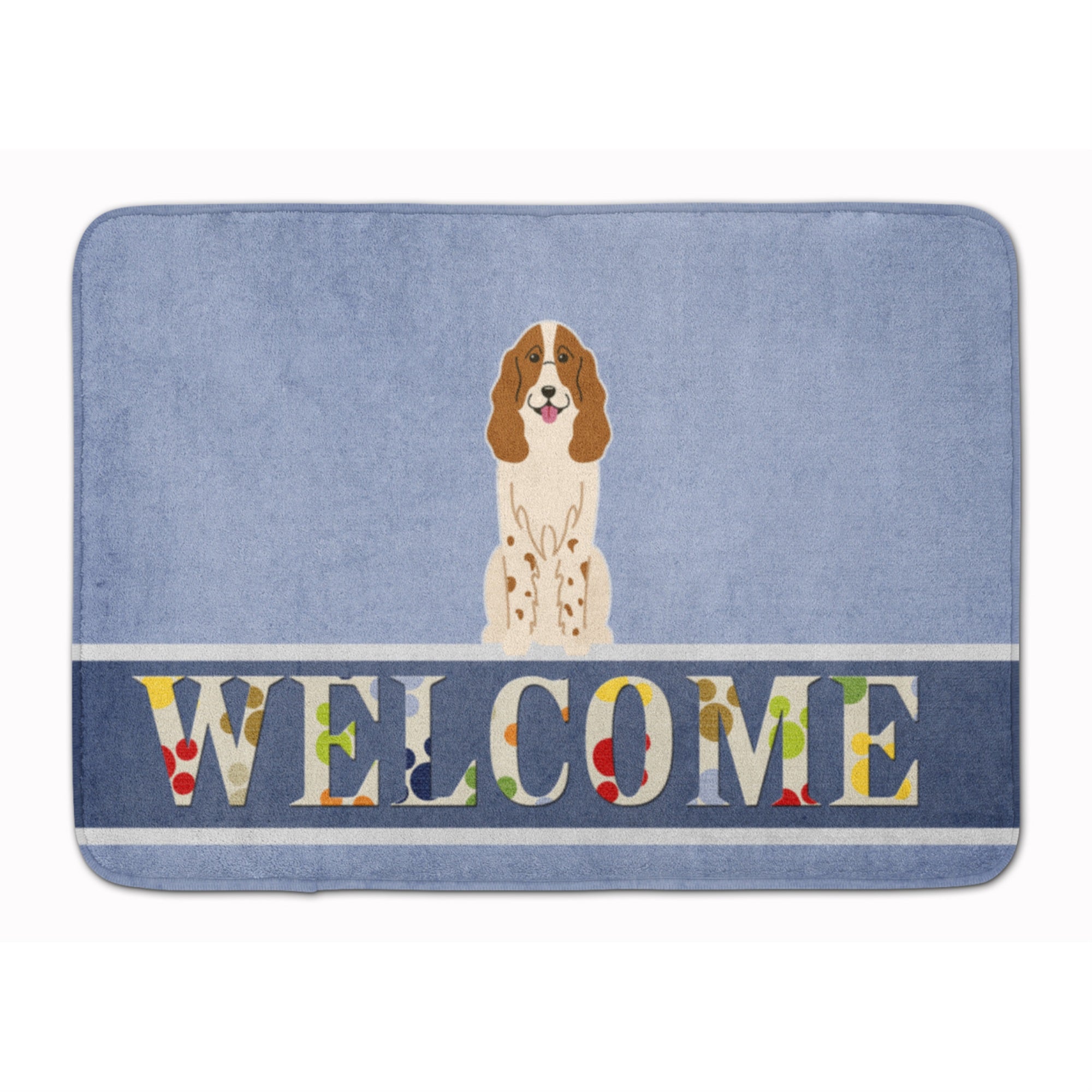 Caroline'S Treasures Russian Spaniel Welcome Floor Mat, 19 X 27, Multicolor