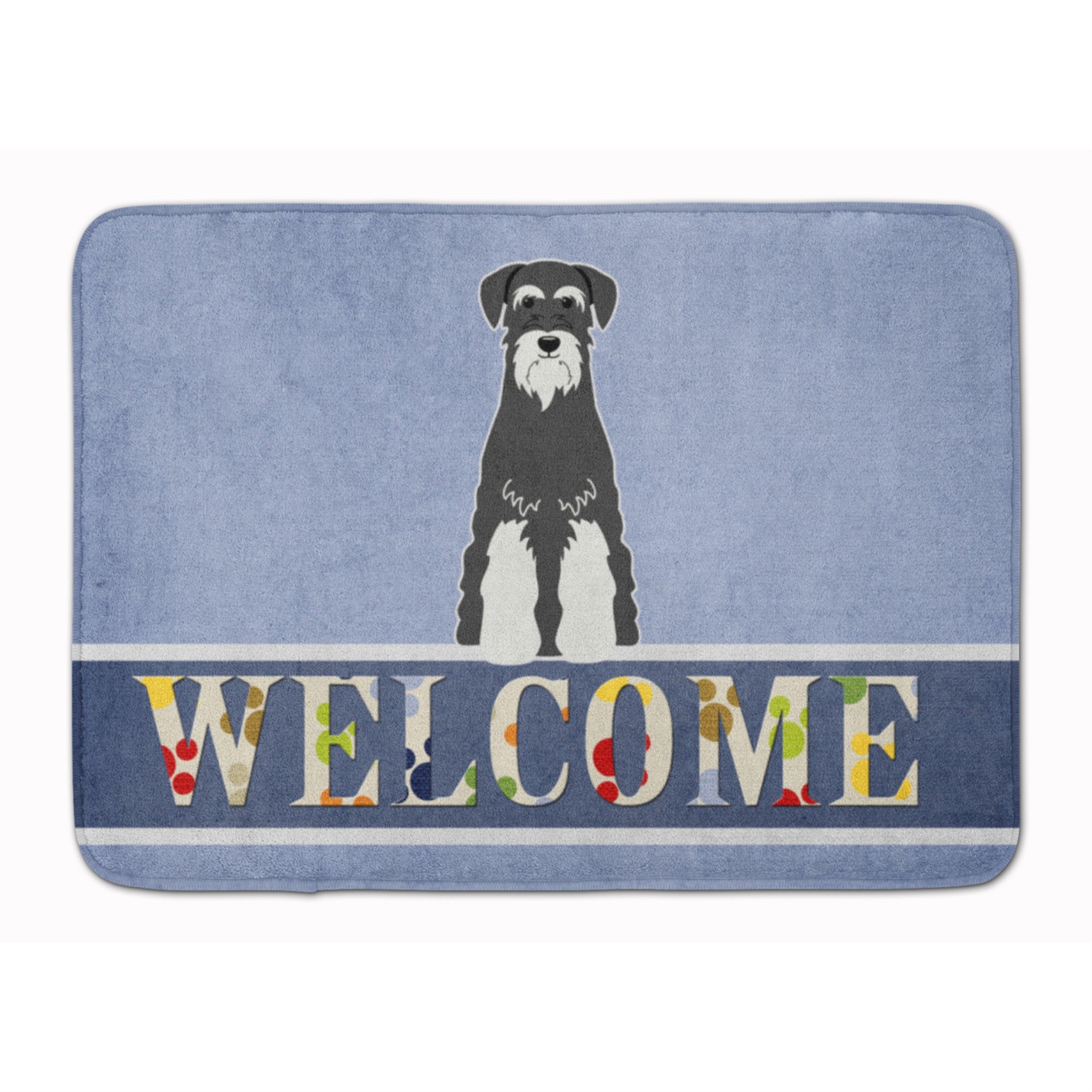 Caroline'S Treasures Standard Schnauzer Salt And Pepper Floor Mat, 19 X 27, Multicolor