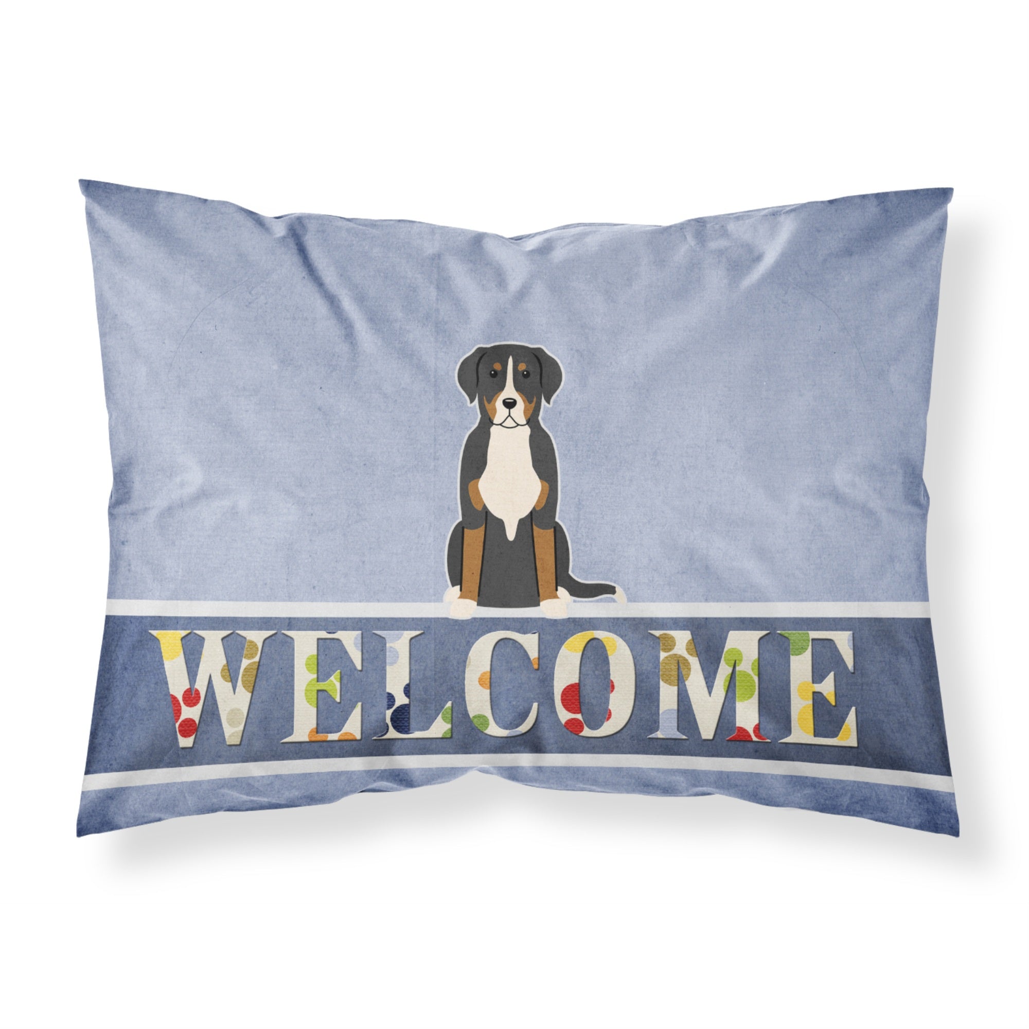 Caroline'S Treasures Greater Swiss Mountain Dog Welcome Pillowcase, Standard,