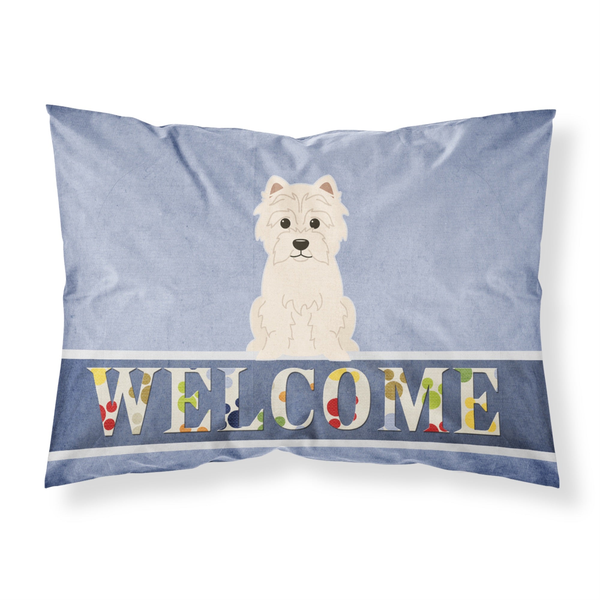 Caroline'S Treasures Westie Welcome Pillowcase, Standard,