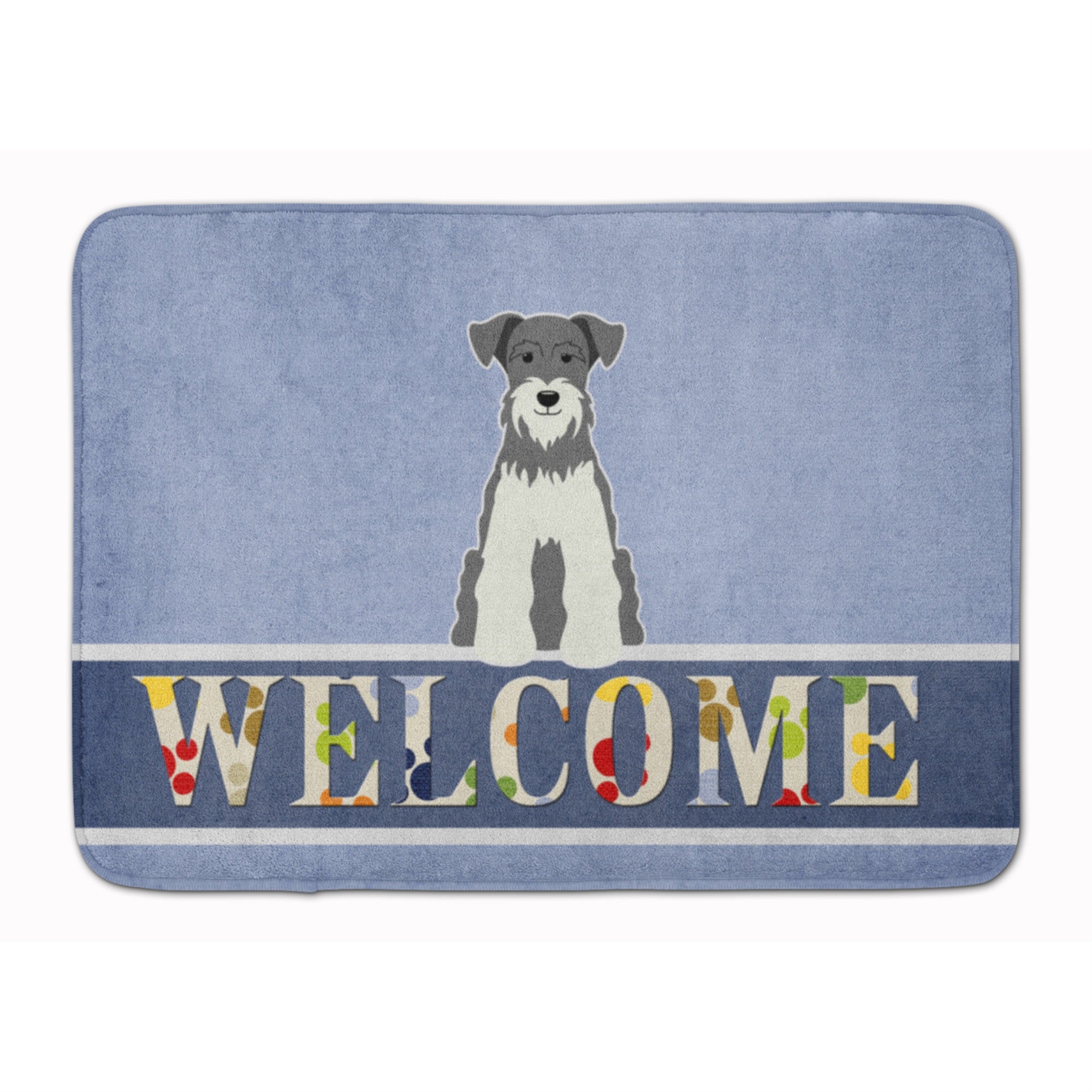 Caroline'S Treasures Miniature Schanuzer Salt And Pepper Floor Mat, 19 X 27, Multicolor