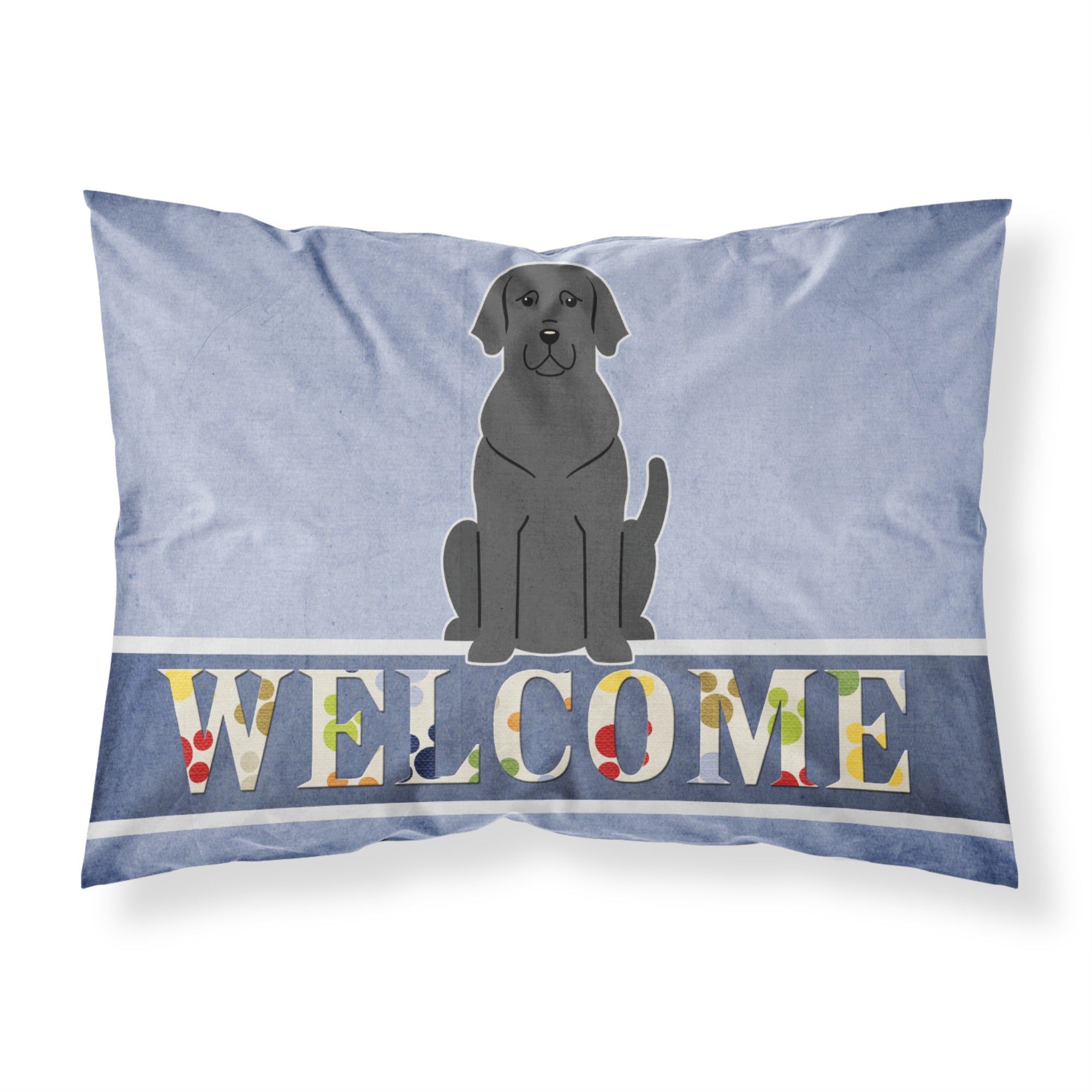 Caroline'S Treasures Welcome Black Labrador Pillowcase, Standard