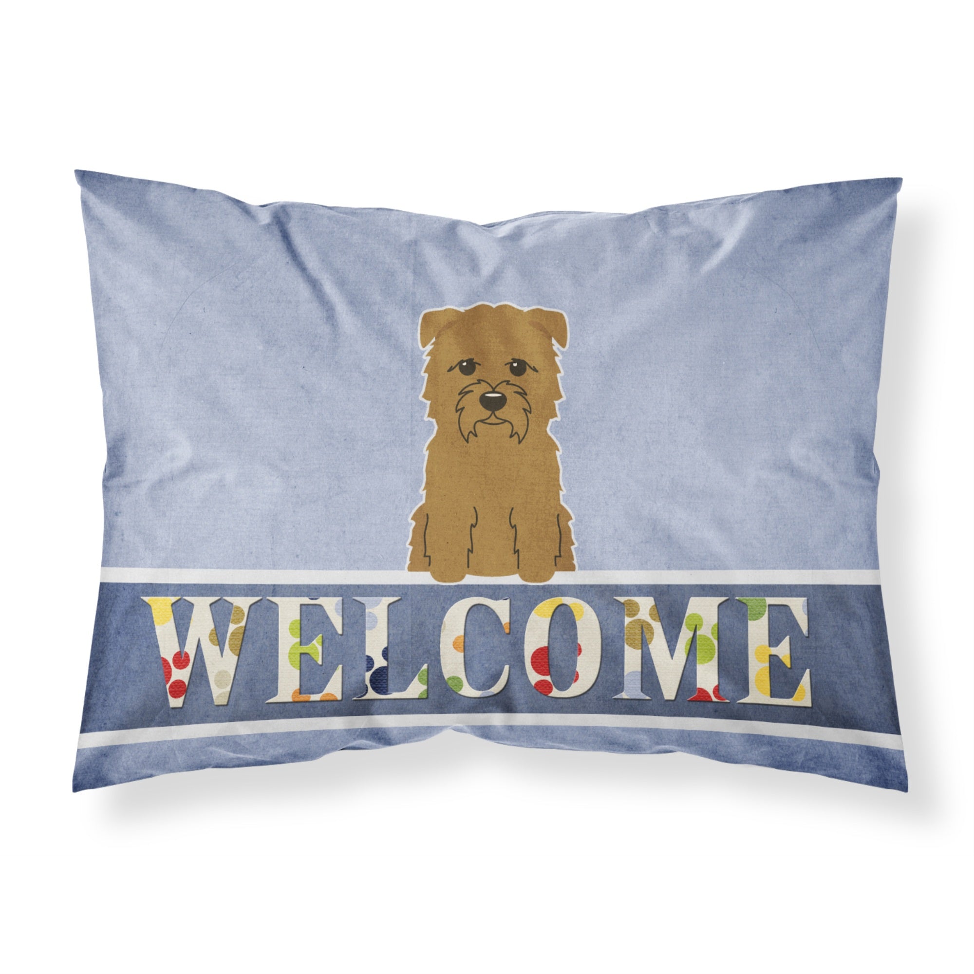Caroline'S Treasures Glen Of Imal Tan Welcome Pillowcase, Standard,