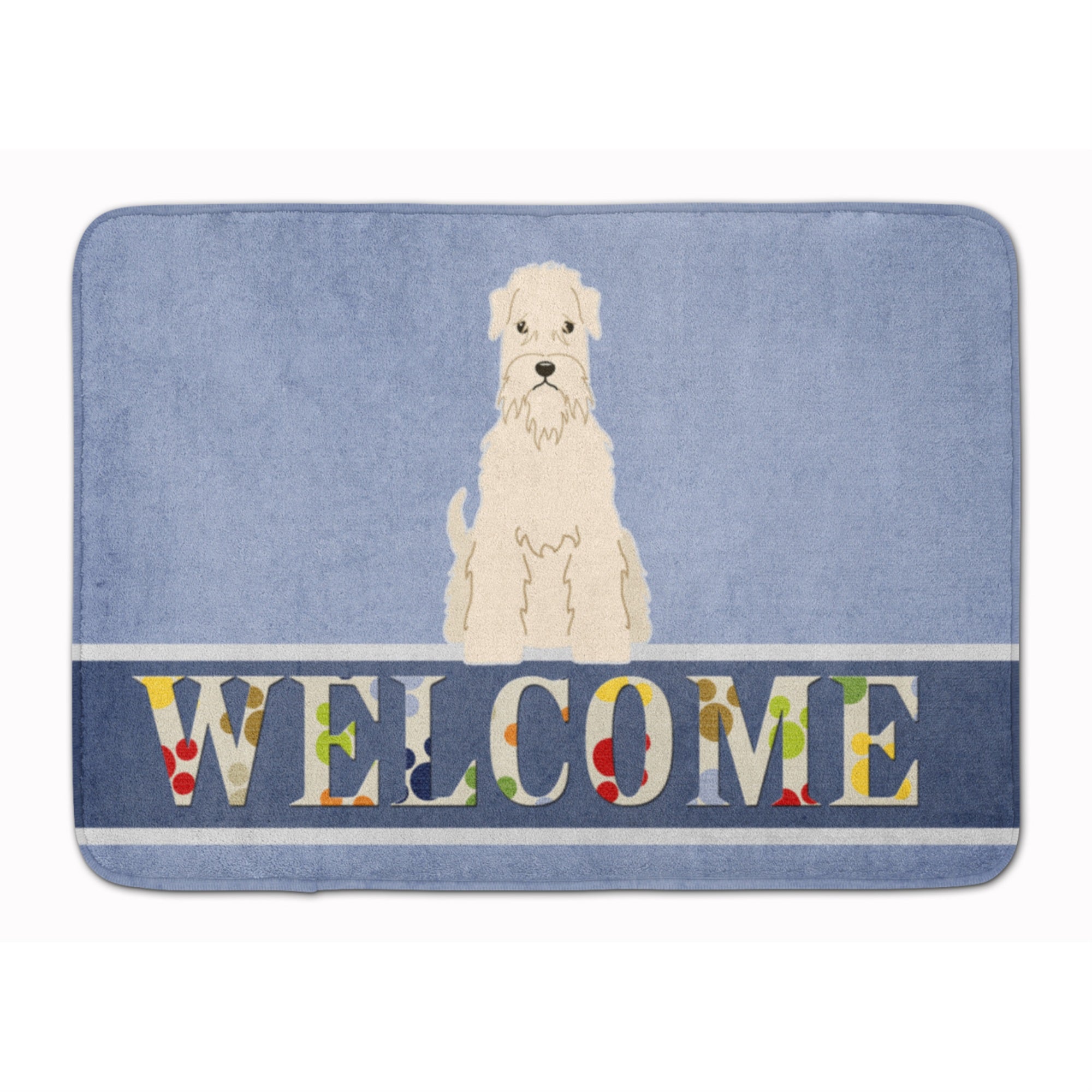 Caroline'S Treasures Soft Coated Wheaten Terrier Welcome Floor Mat, 19 X 27, Multicolor