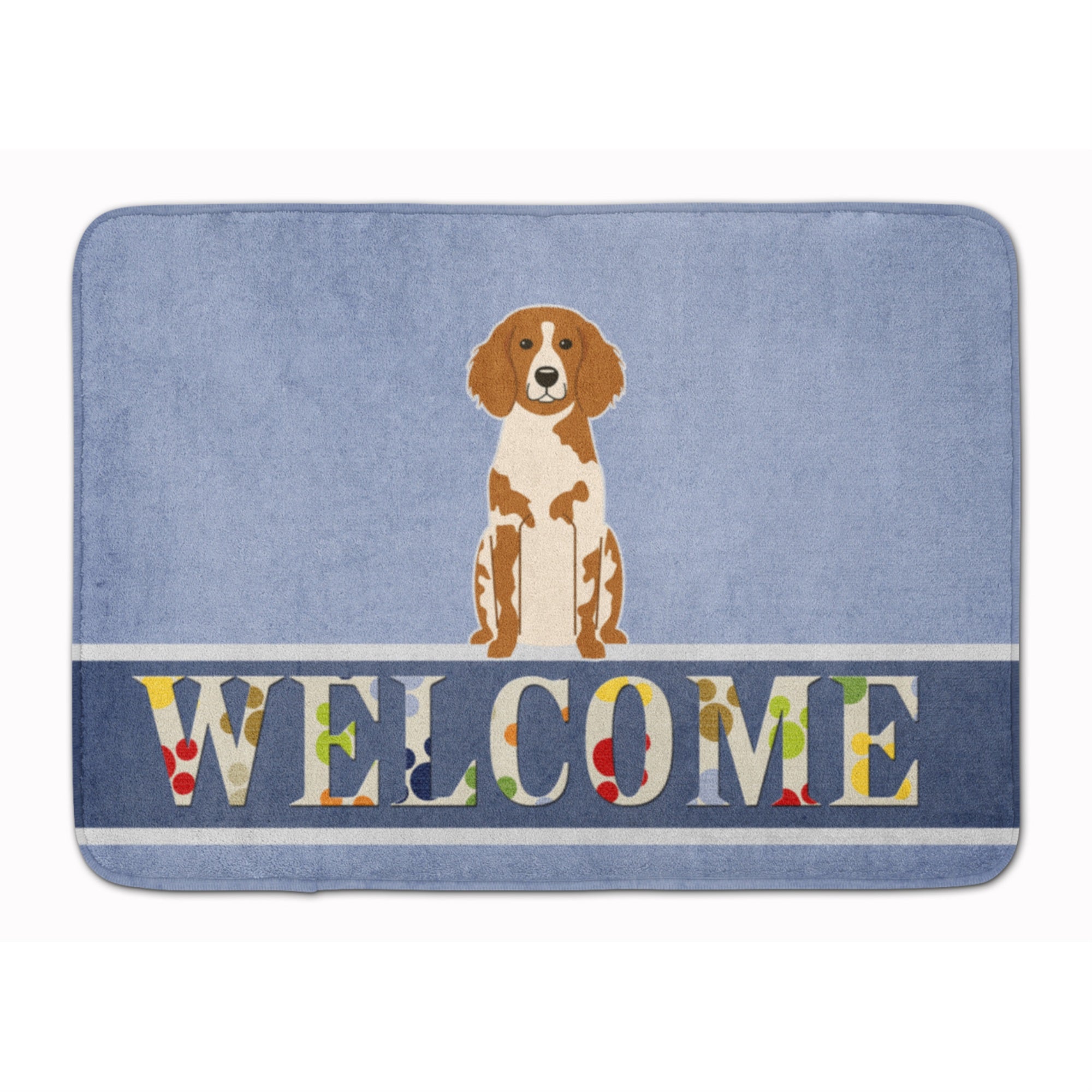 Caroline'S Treasures Brittany Spaniel Welcome Floor Mat, 19 X 27, Multicolor