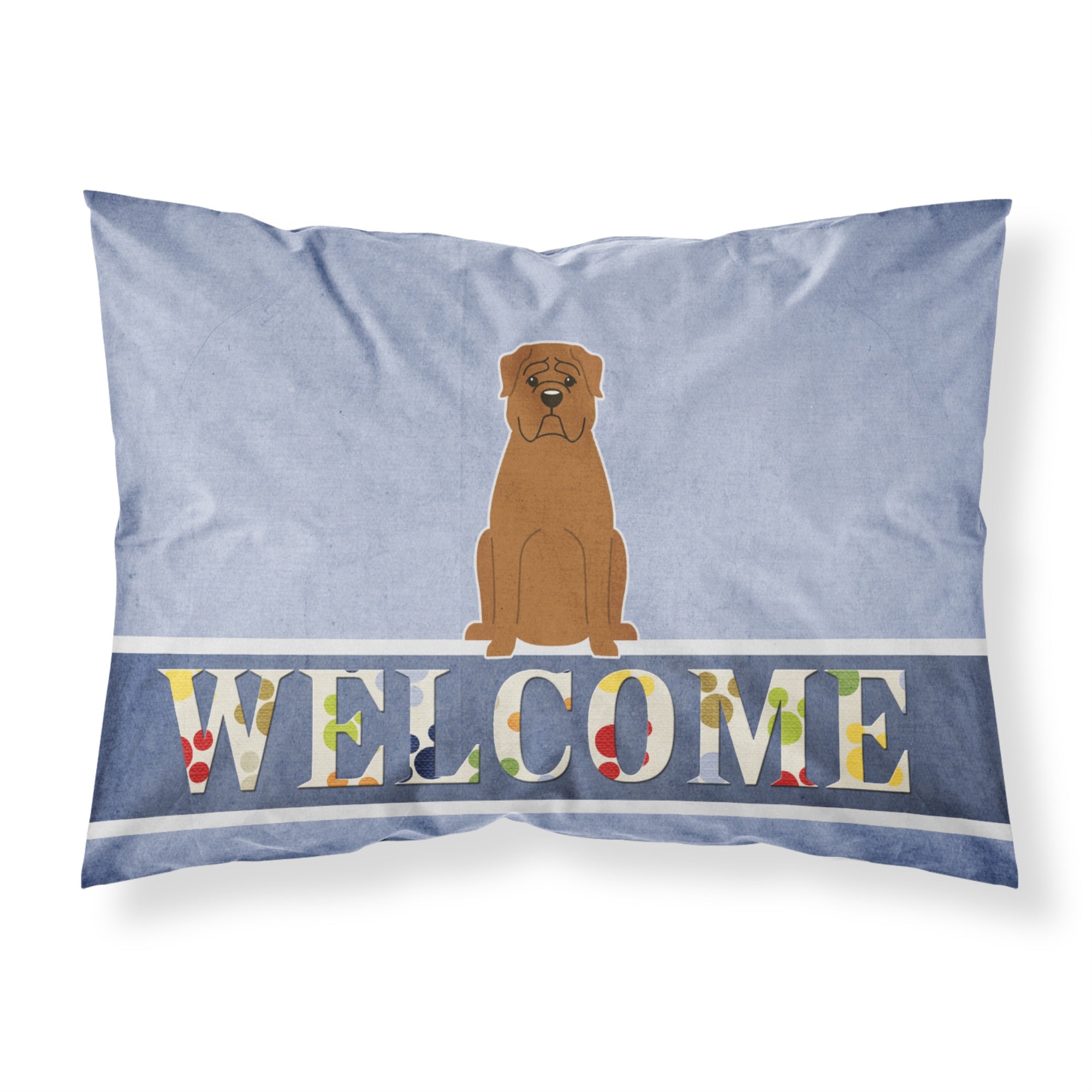 Caroline'S Treasures Dogue De Bourdeaux Welcome Pillowcase, Standard,