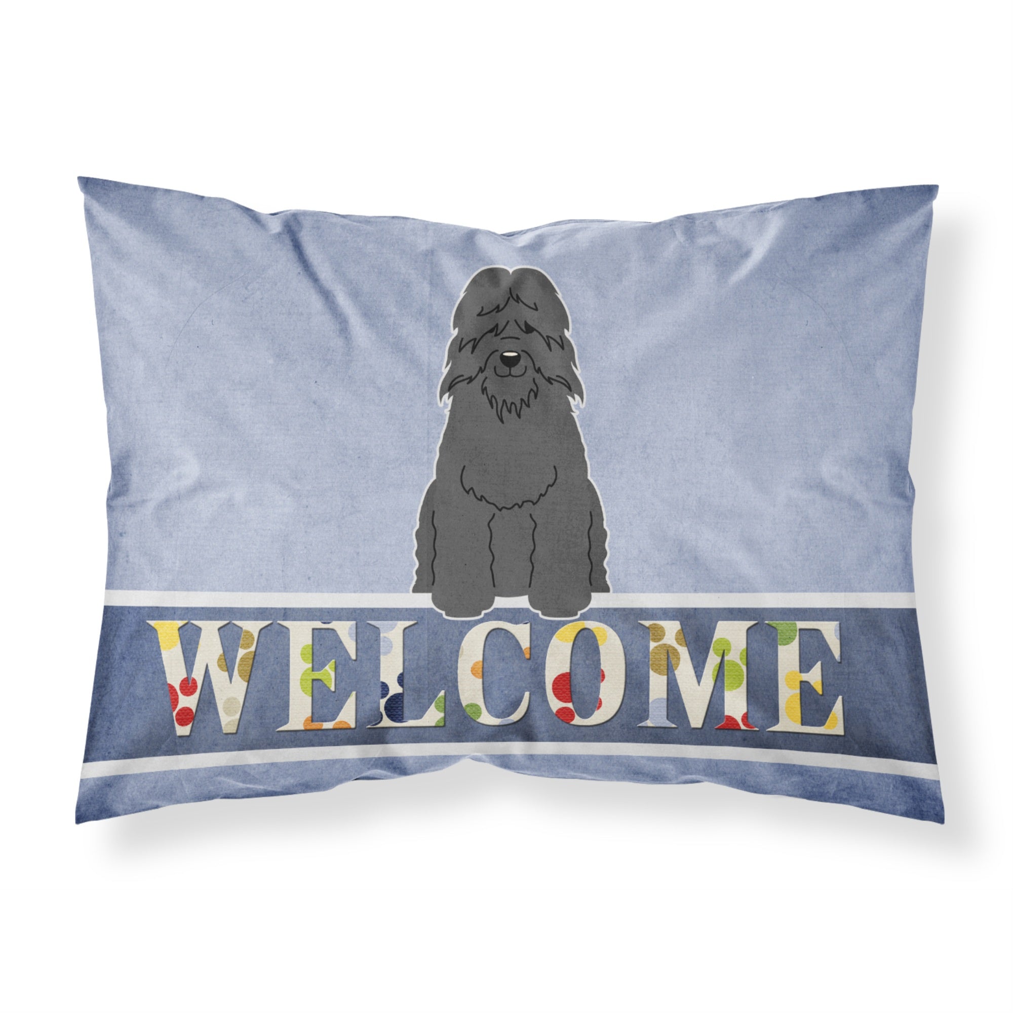 Caroline'S Treasures Welcome Bouvier Des Flandres Pillowcase, Standard