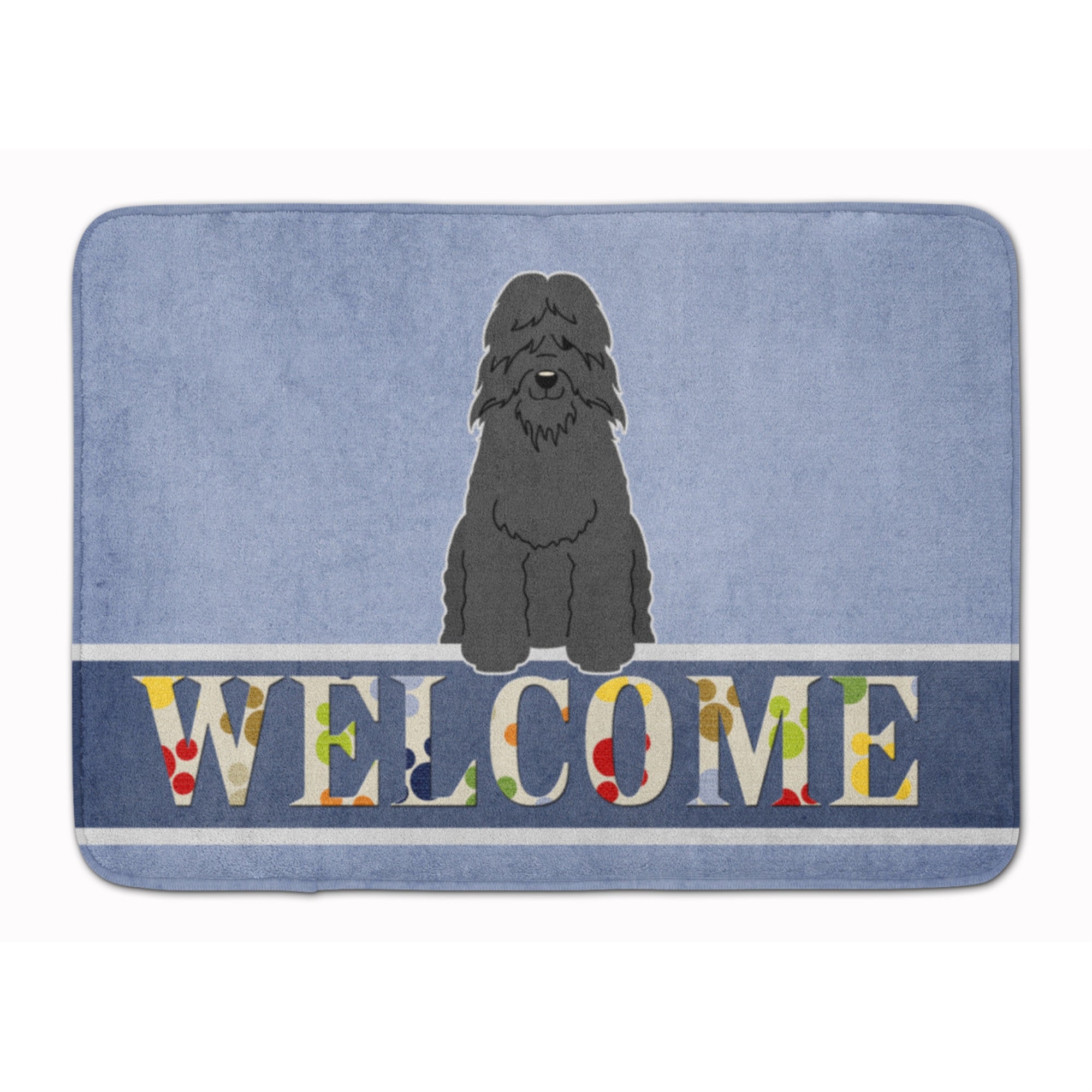 Caroline'S Treasures Bouvier Des Flandres Welcome Floor Mat, 19 X 27, Multicolor
