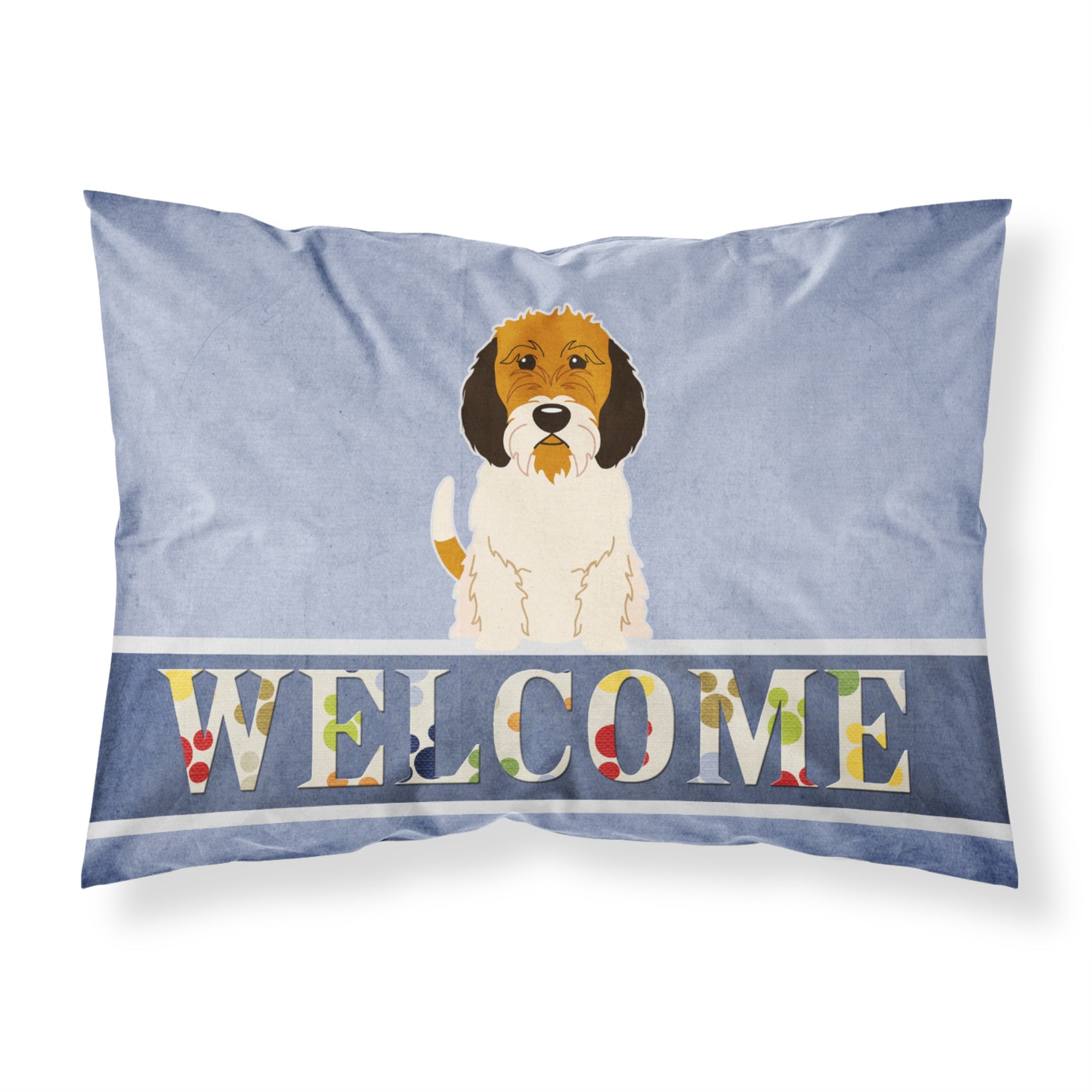 Caroline'S Treasures Petit Basset Griffon Veenden Welcome Pillowcase, Standard,