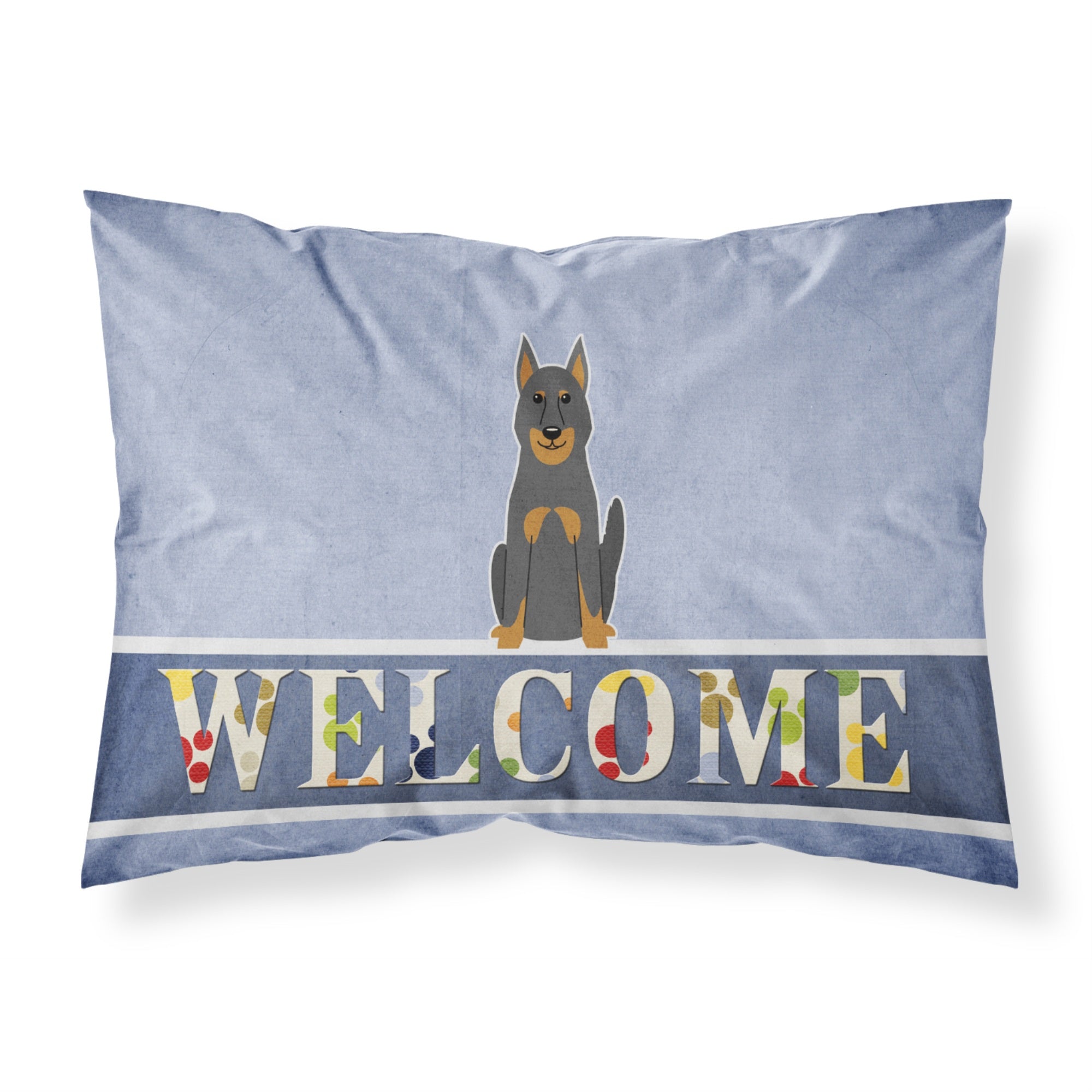 Caroline'S Treasures Beauce Shepherd Dog Welcome Pillowcase, Standard,