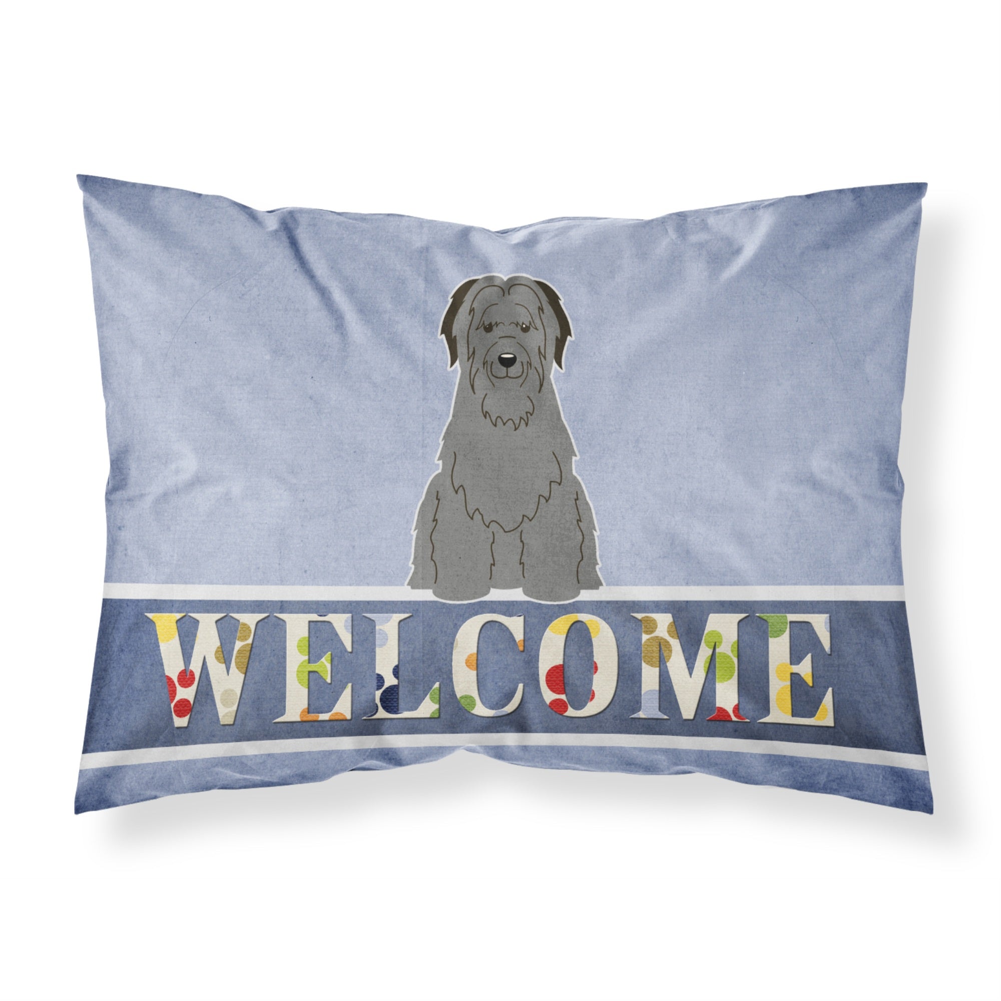 Caroline'S Treasures Briard Black Welcome Pillowcase, Standard,