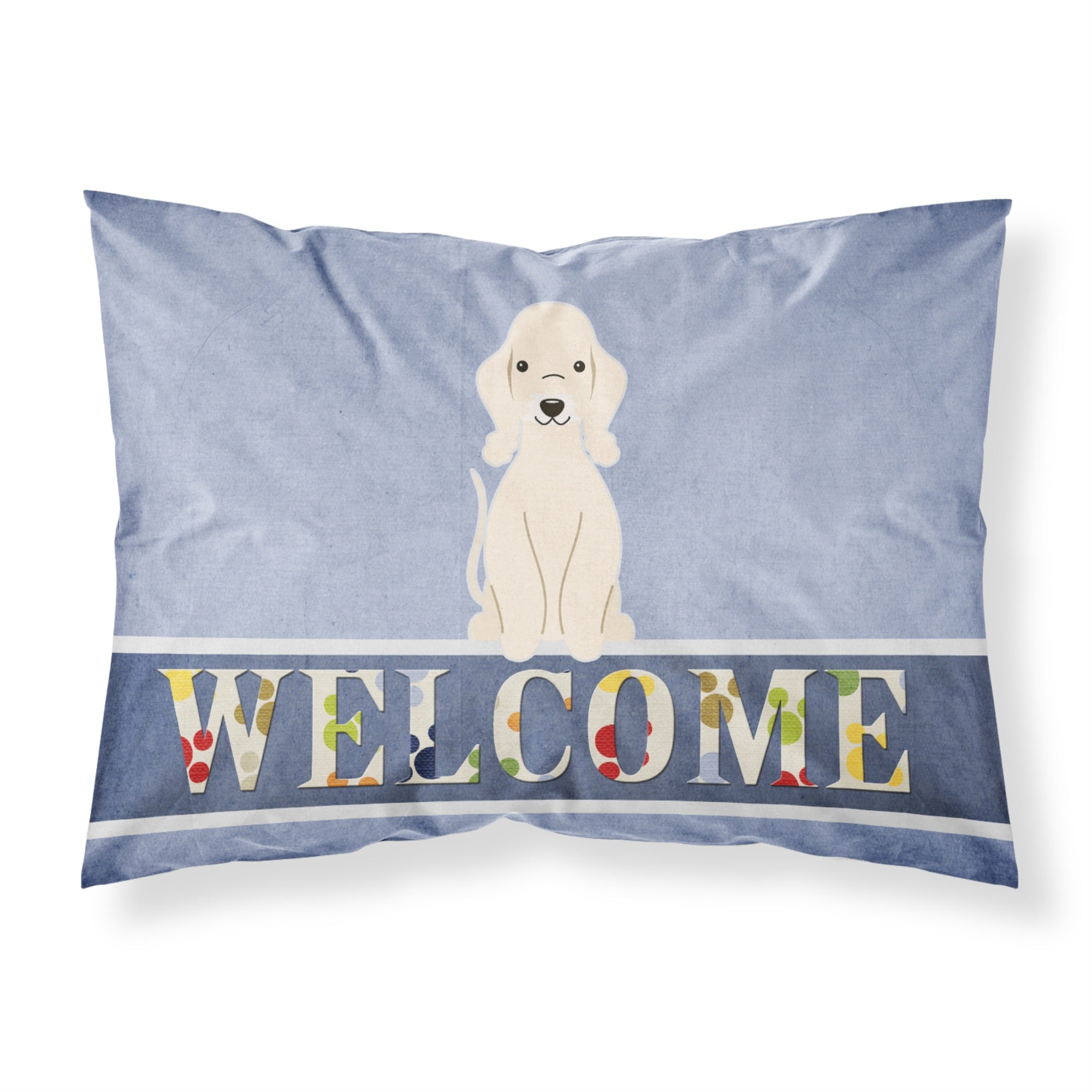 Caroline'S Treasures Sandy Bedlington Terrier S And Y Welcome Pillowcase, Standard,