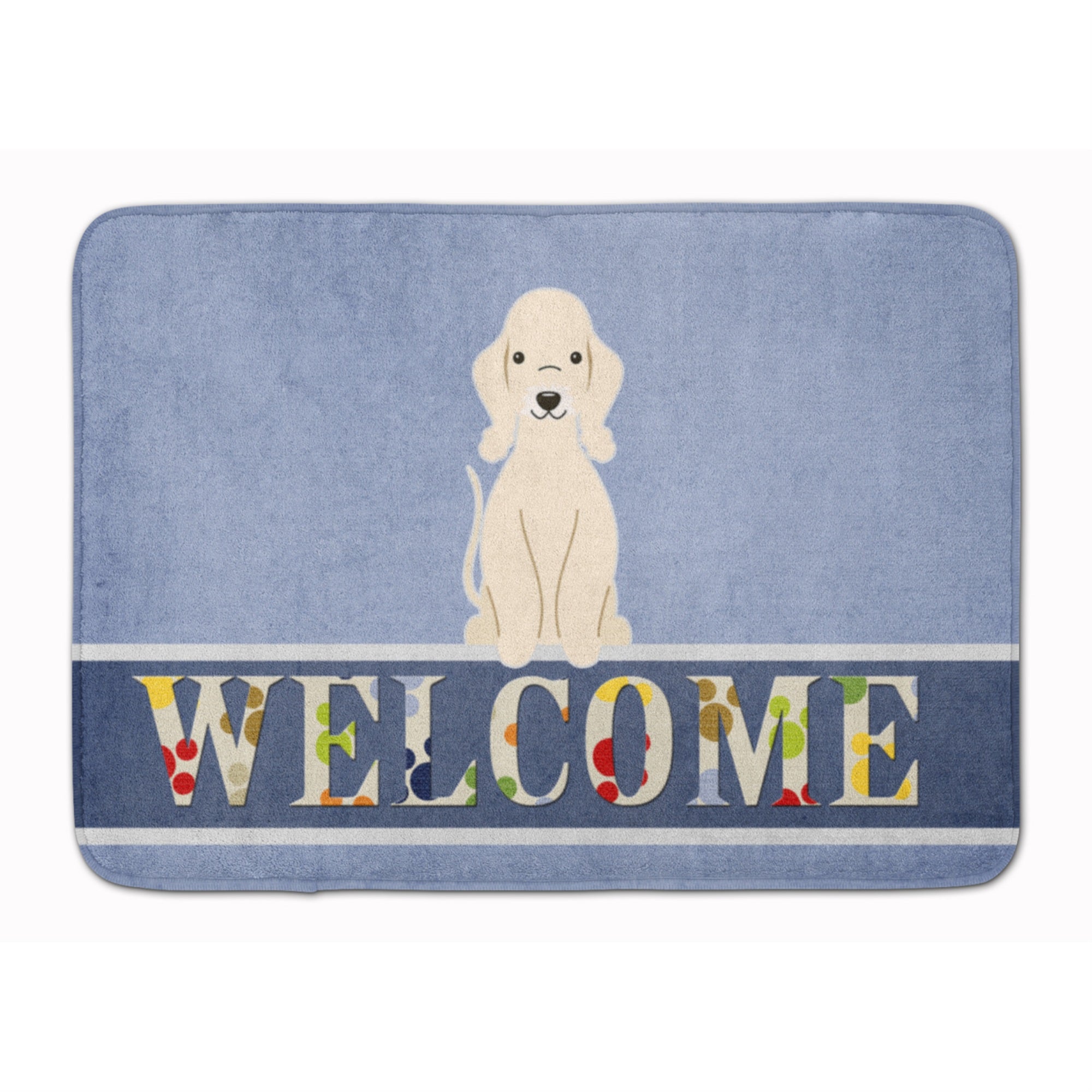 Caroline'S Treasures Bedlington Terrier Sandy Welcome Floor Mat, 19 X 27, Multicolor