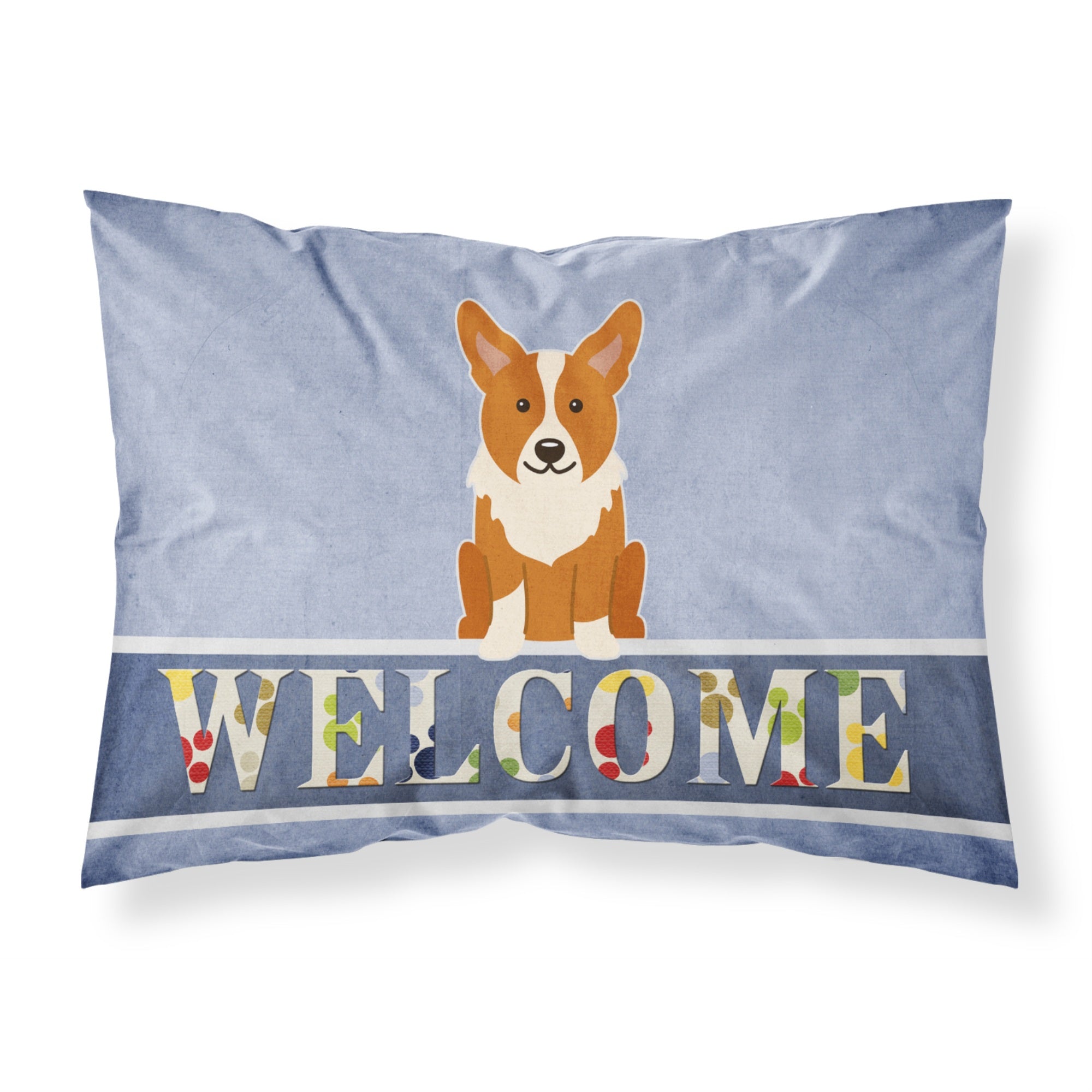 Caroline'S Treasures Corgi Welcome Pillowcase, Standard,
