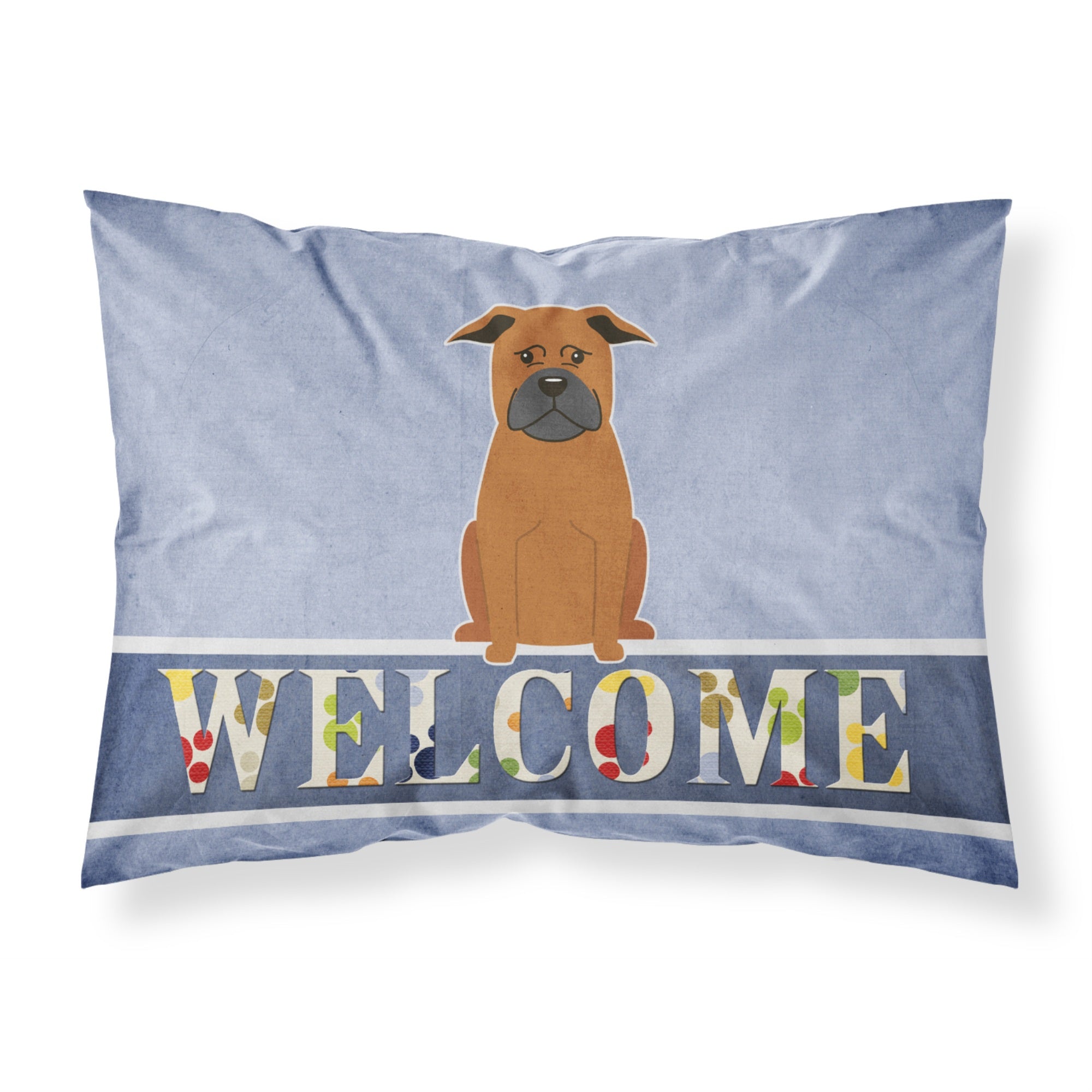 Caroline'S Treasures Chinese Chongqing Dog Welcome Pillowcase, Standard, Multicolor