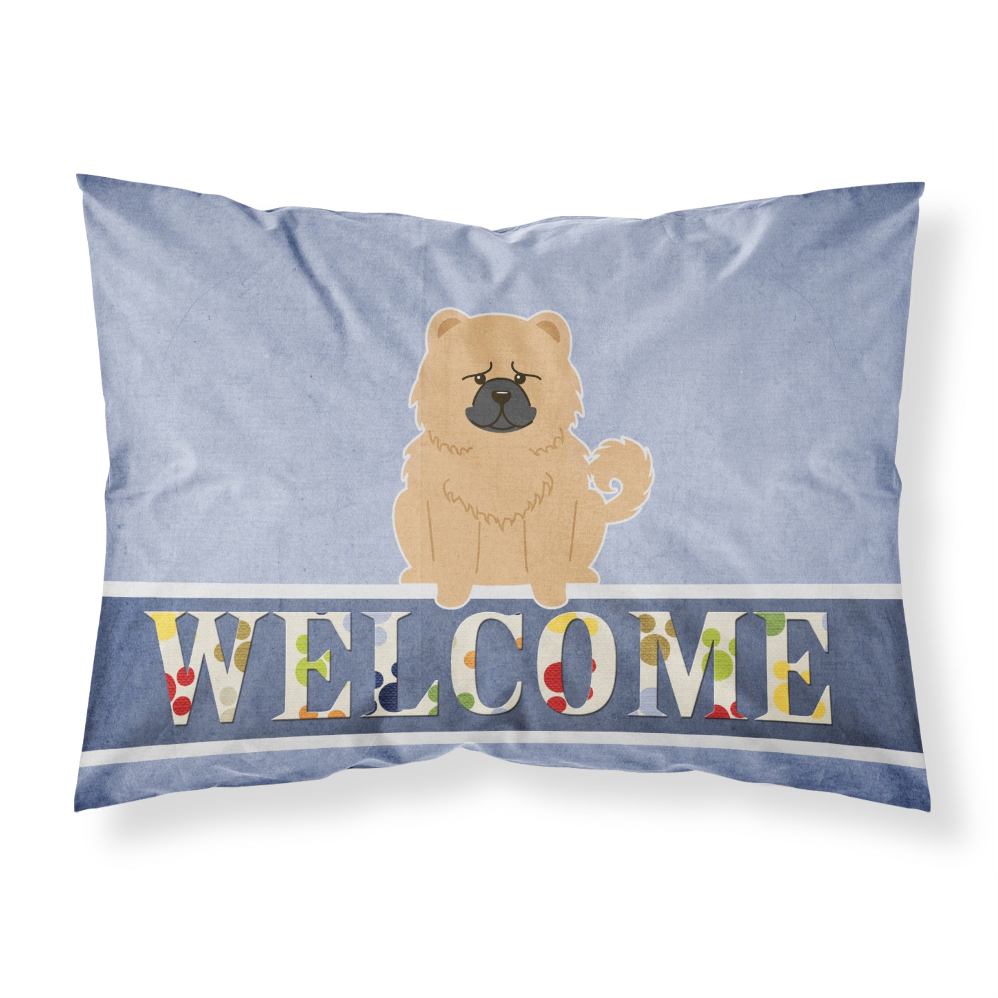 Caroline'S Treasures Chow Cream Welcome Pillowcase, Standard,