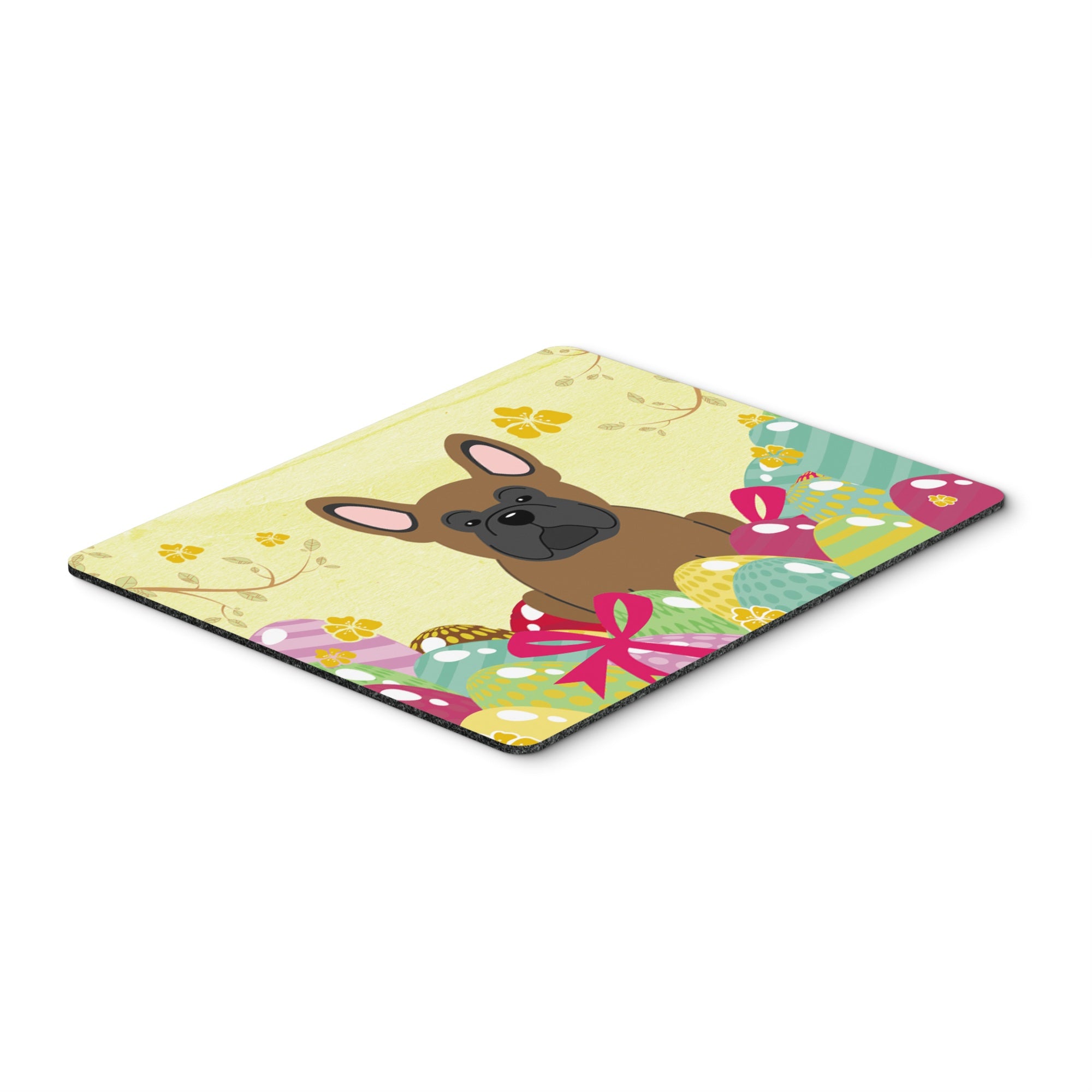Caroline'S Treasures Easter Eggs French Bulldog Brown Mouse Pad, Hot Pad Or Trivet, Multicolor, 7.75X9.25   (Bb6013Mp)